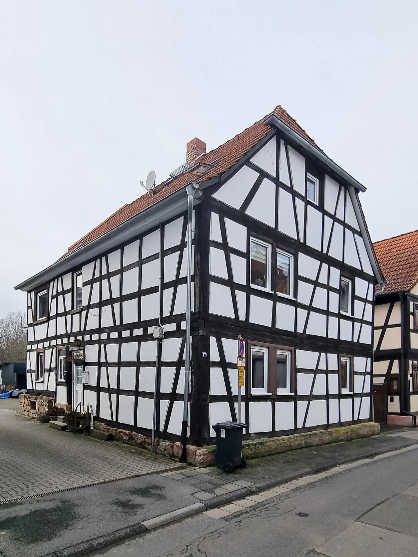 Fachwerkhaus in der Gersprenzstraße 17 in Babenhausen-Harreshausen