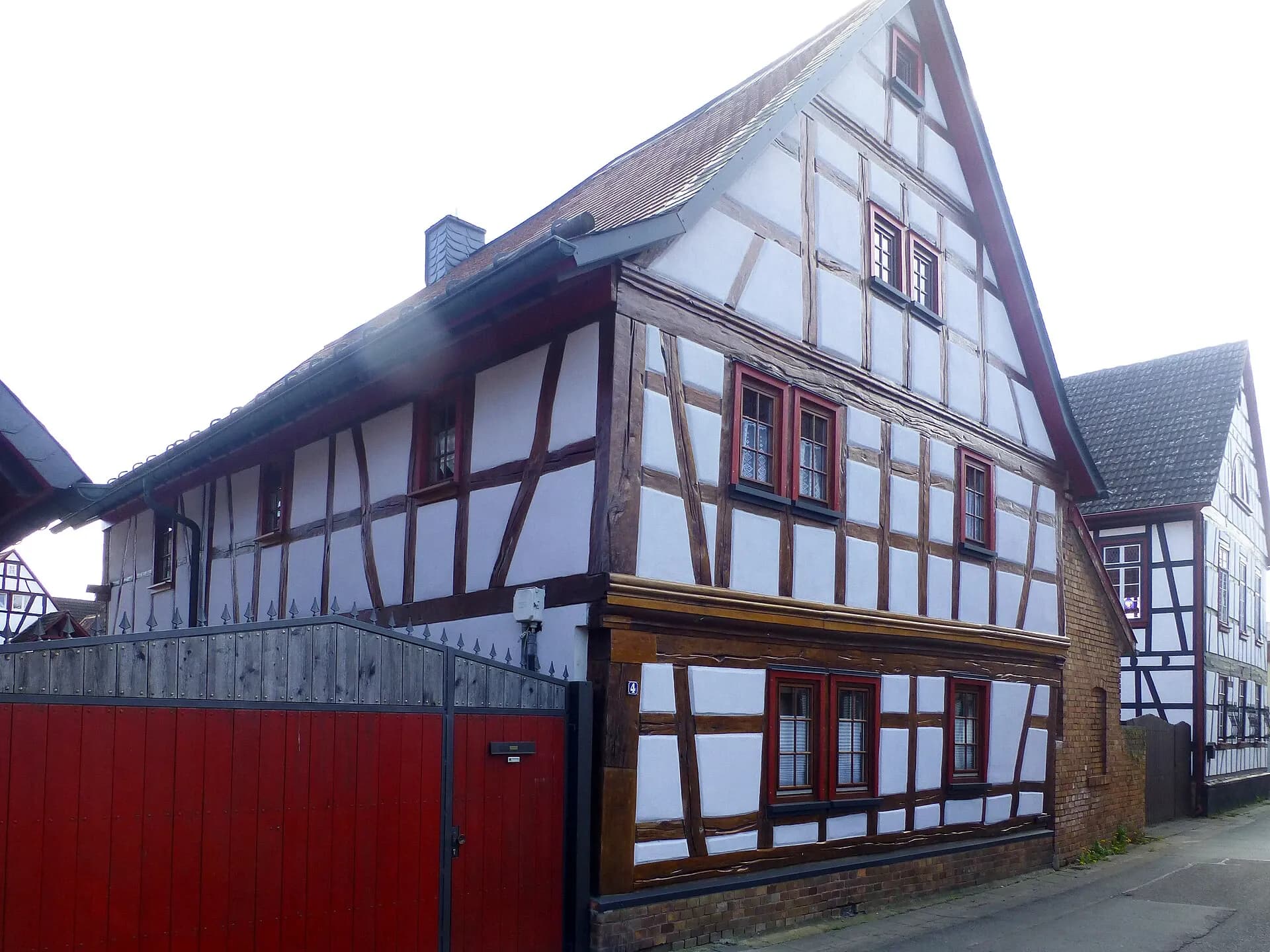 Fachwerkhaus in der Schulstraße 4 in Babenhausen-Harreshausen