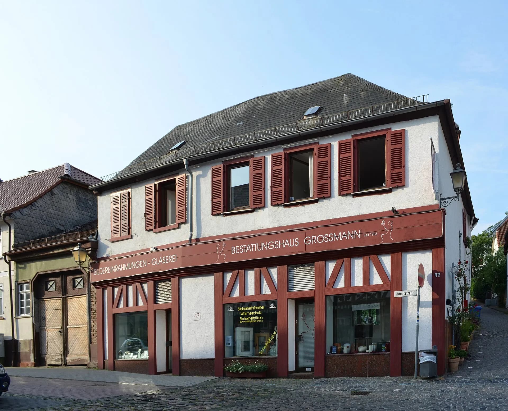 Fachwerk-Eckhaus an der Hauptstraße 47 in Königstein im Taunus
