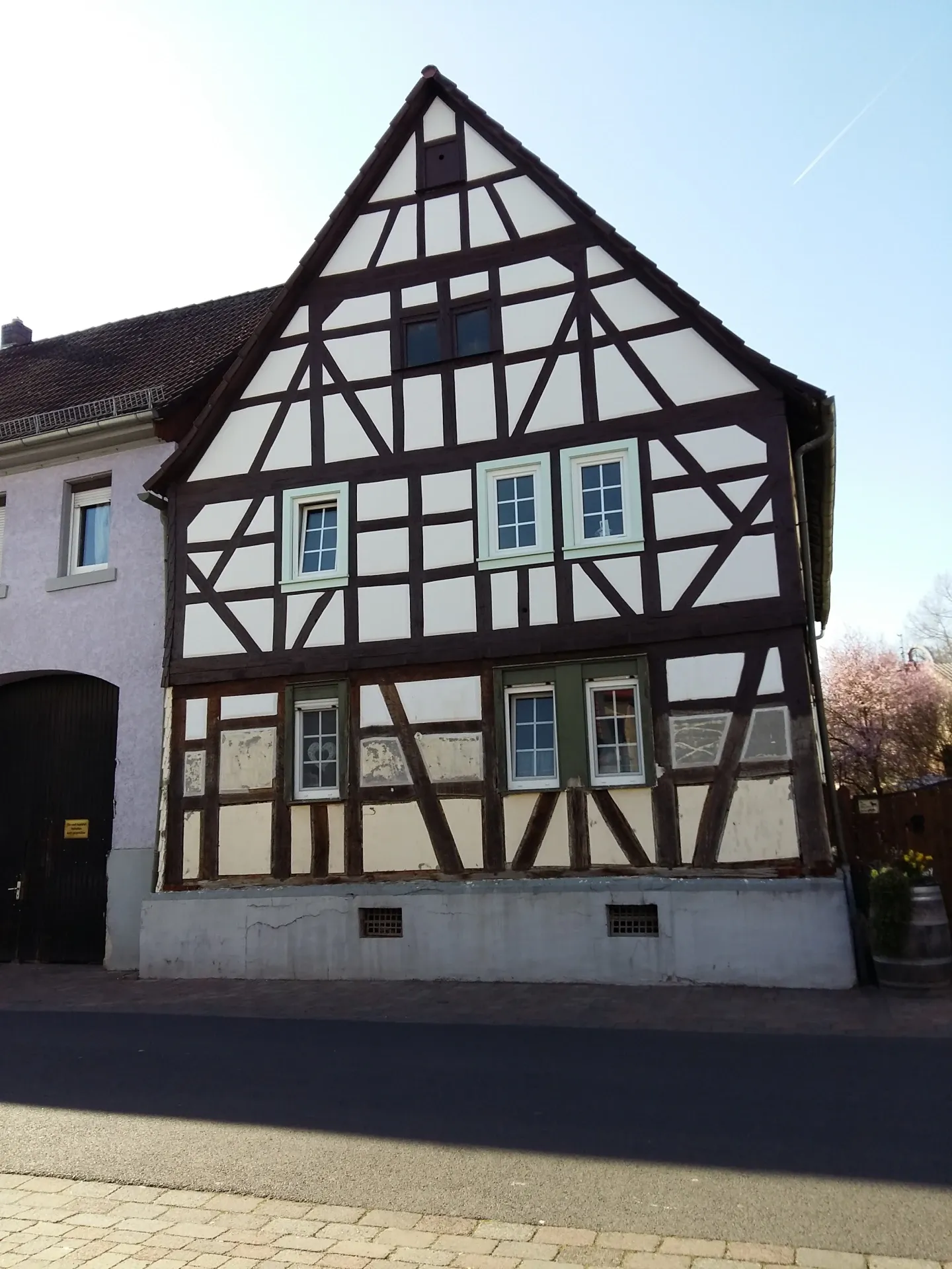Fachwerkhaus in der Hauptstraße in Münster-Altheim
