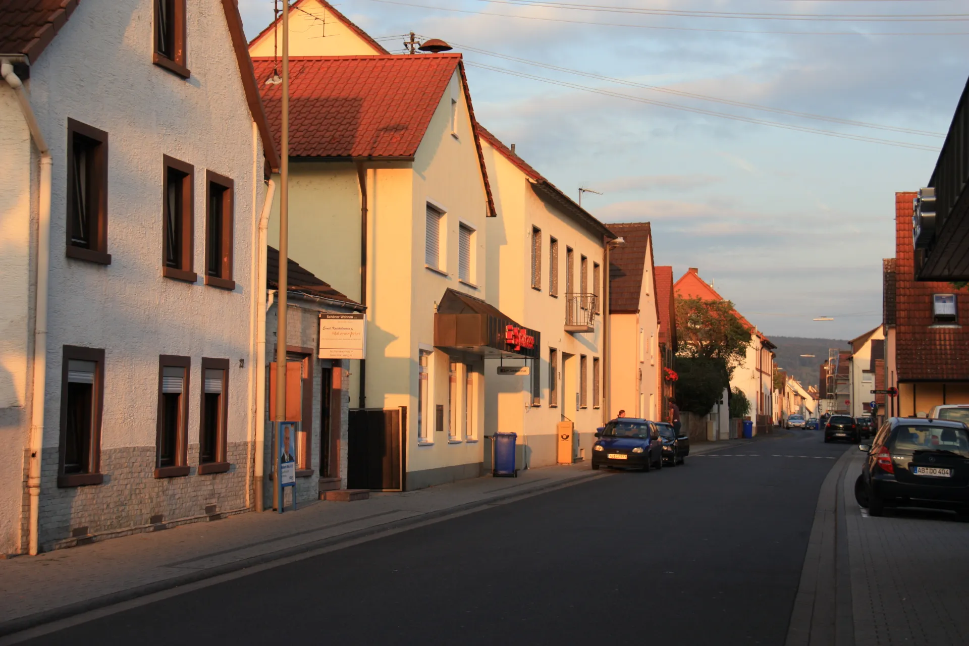 Hauptstraße im Ortsteil Großwelzheim in Karlstein am Main