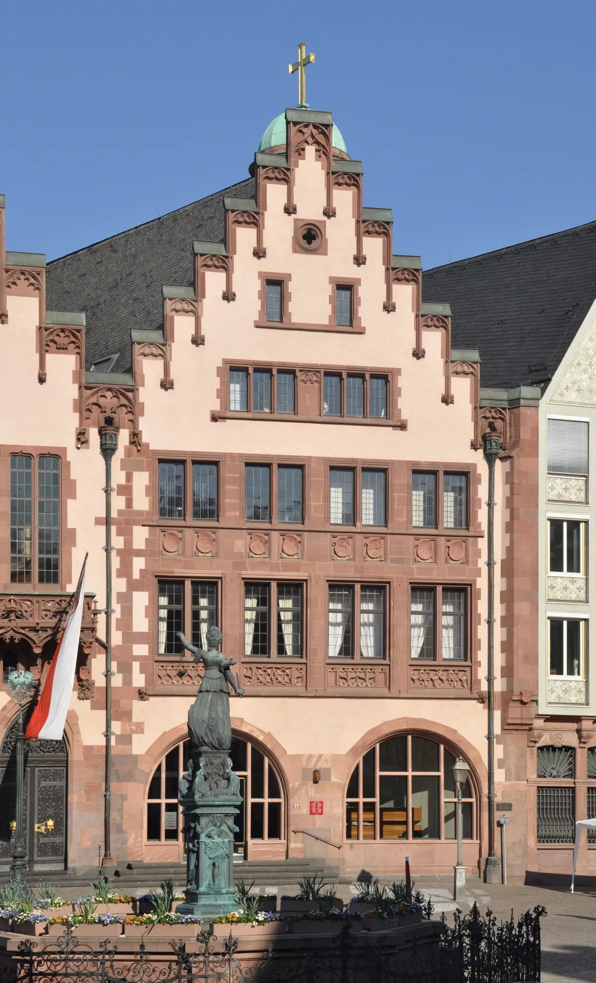 Haus Löwenstein am Römerberg in der Frankfurter Altstadt