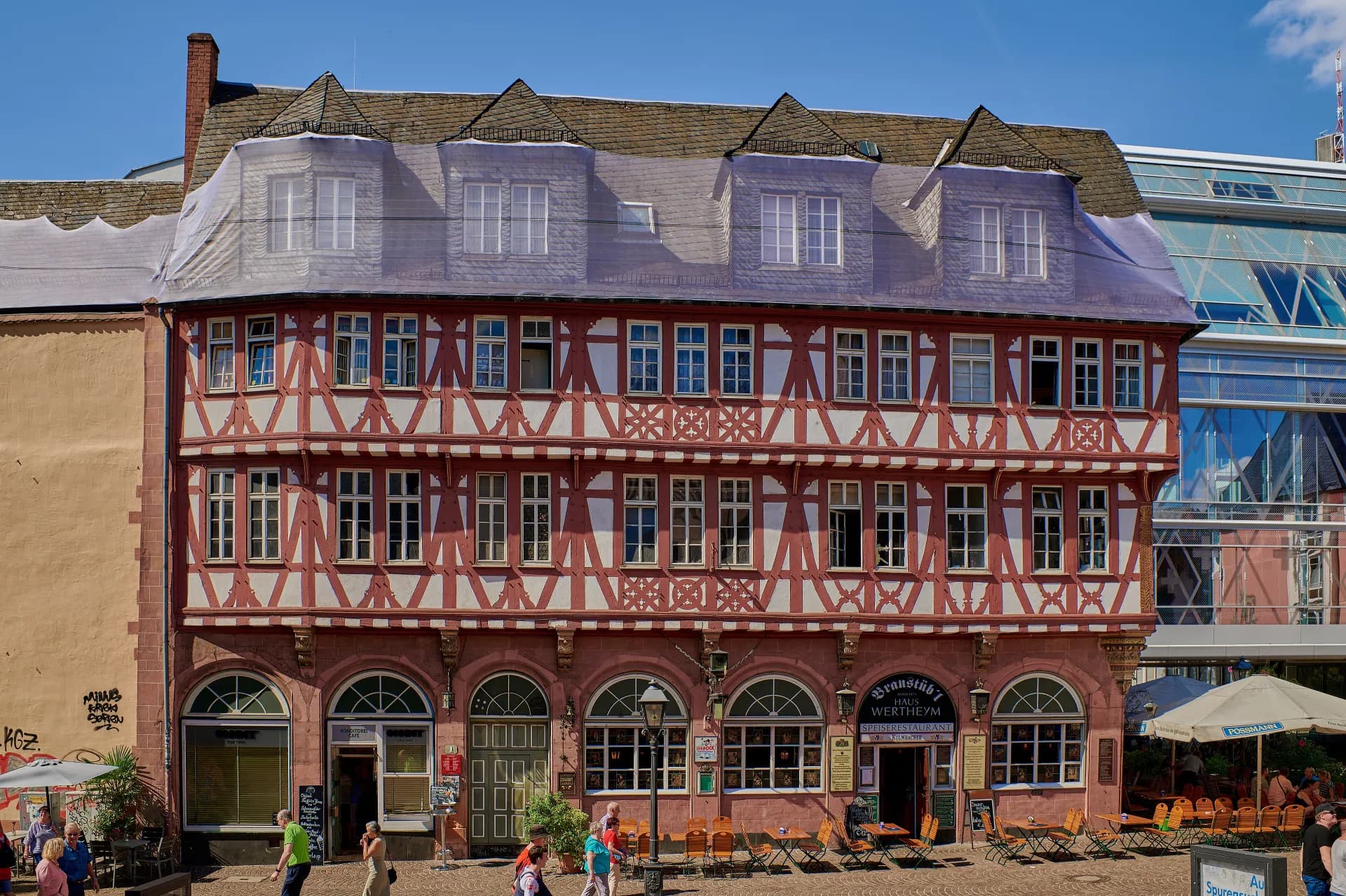 Haus Wertheym am Fahrtor in der Frankfurter Altstadt