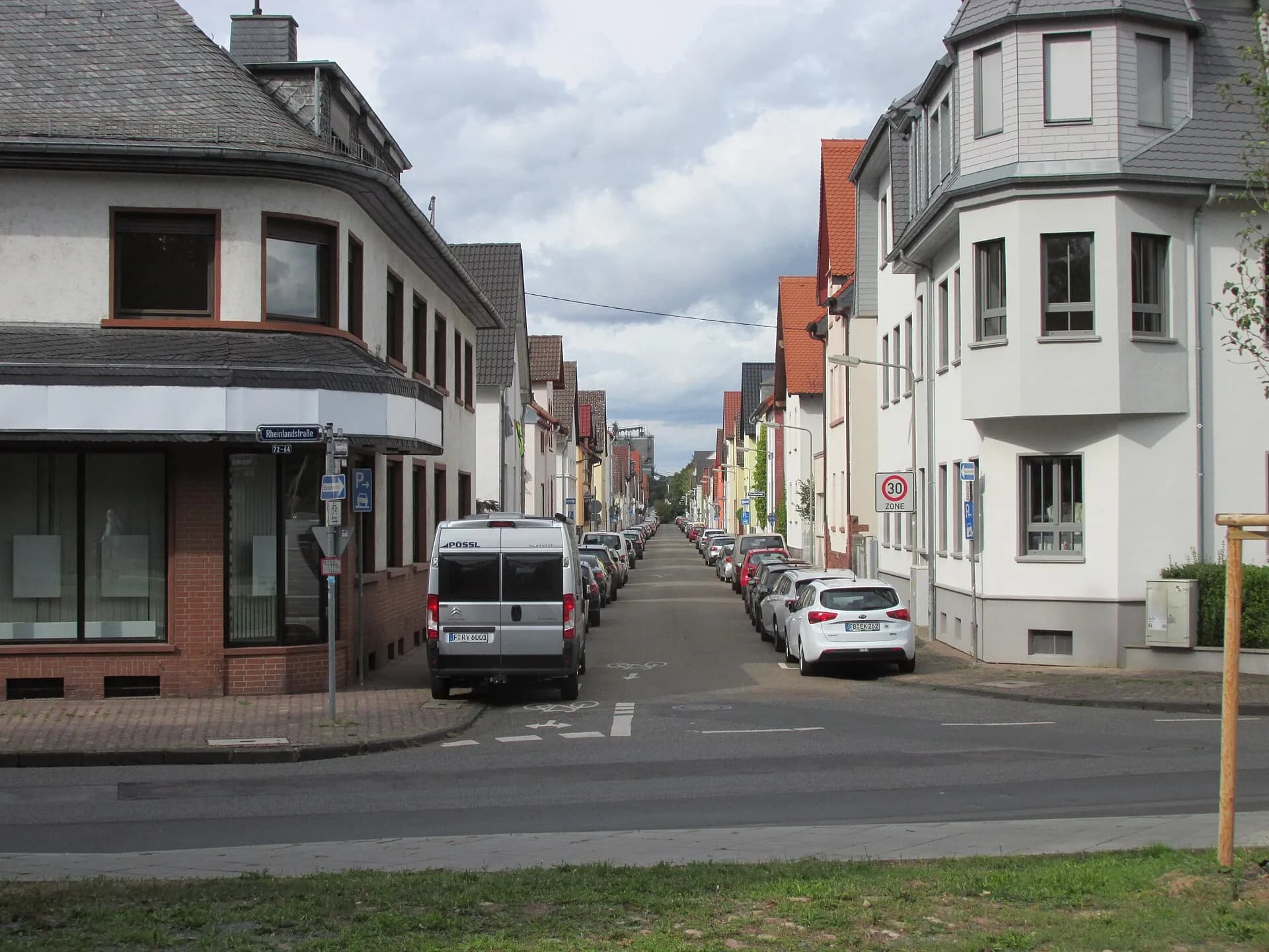 Wohnstraße Hegarstraße in Frankfurt Schwanheim