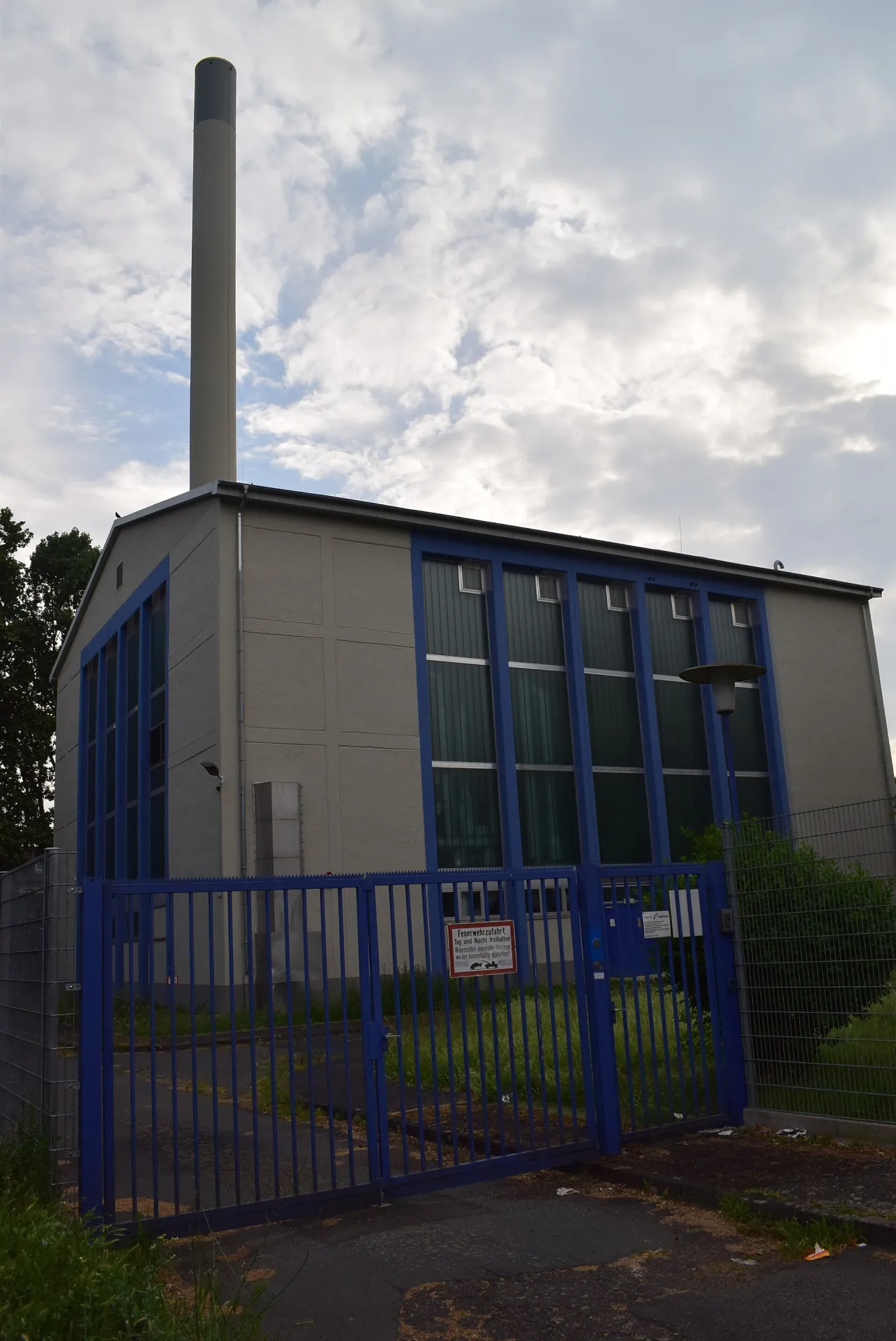 Heizkraftwerk an der Raimundstraße in Frankfurt Ginnheim