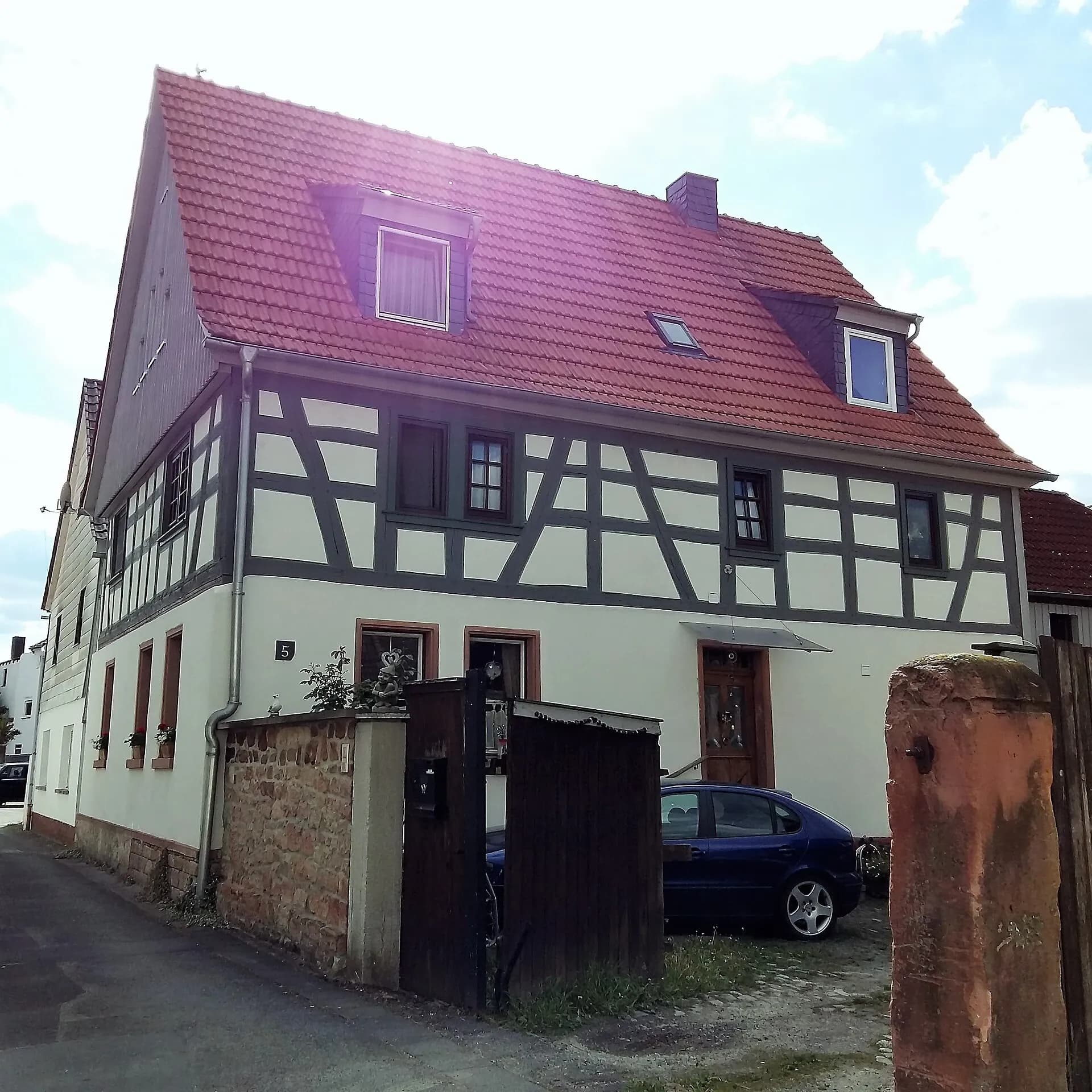 Fachwerkhaus in der Eckstraße 5 in Babenhausen-Hergershausen