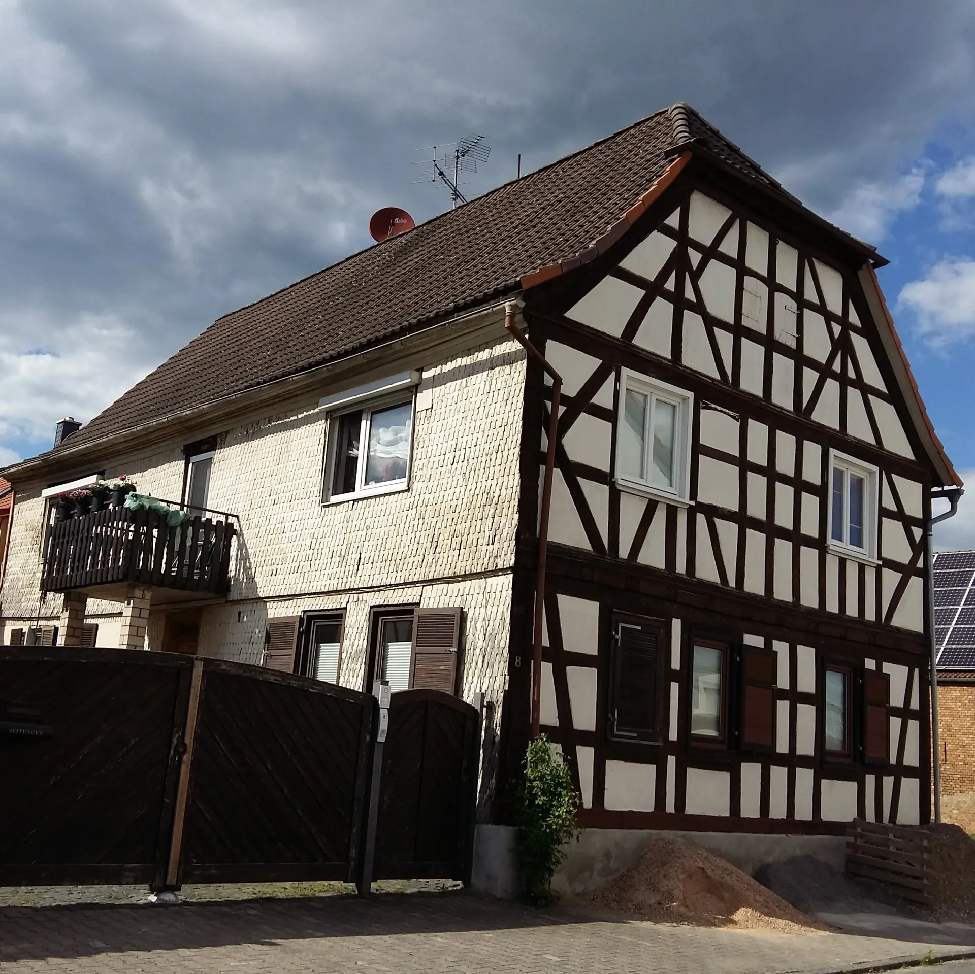Fachwerkhaus in der Hofstraße 8 in Babenhausen-Hergershausen