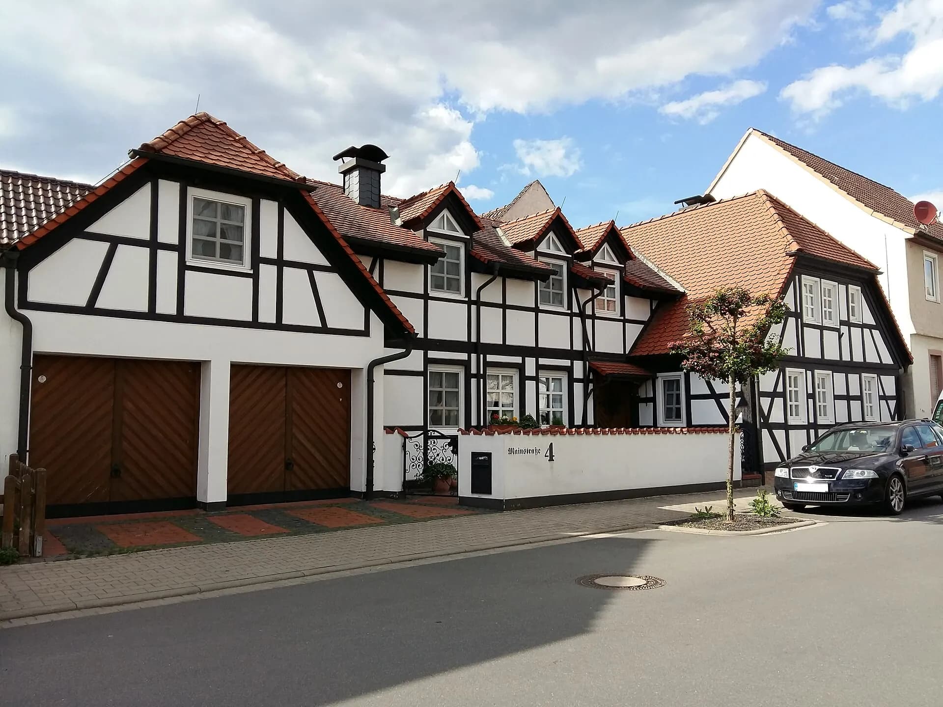 Fachwerkhaus in der Mainstraße 4 in Babenhausen-Hergershausen
