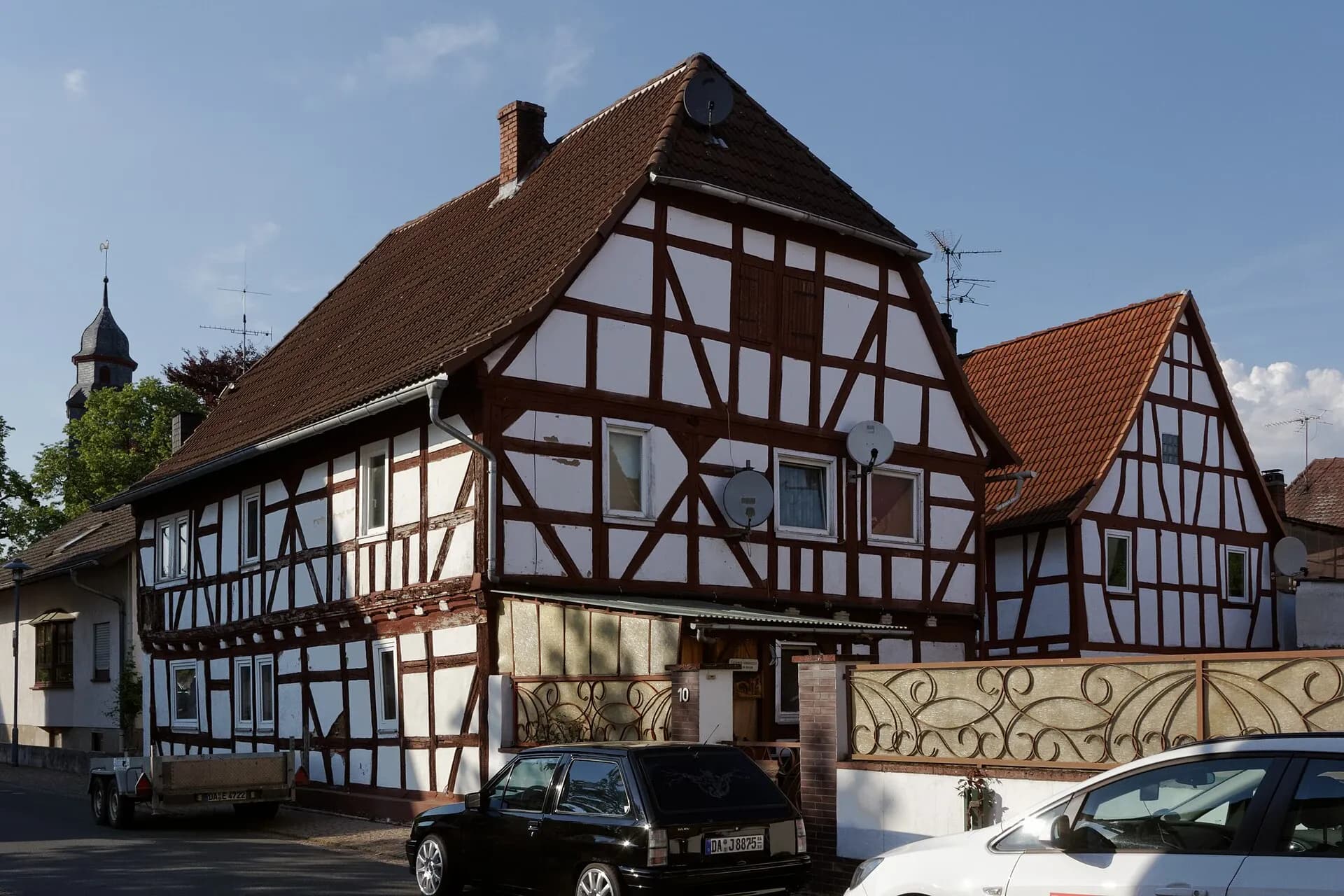 Fachwerkhaus in der Schmalen Straße 10 in Babenhausen-Hergershausen