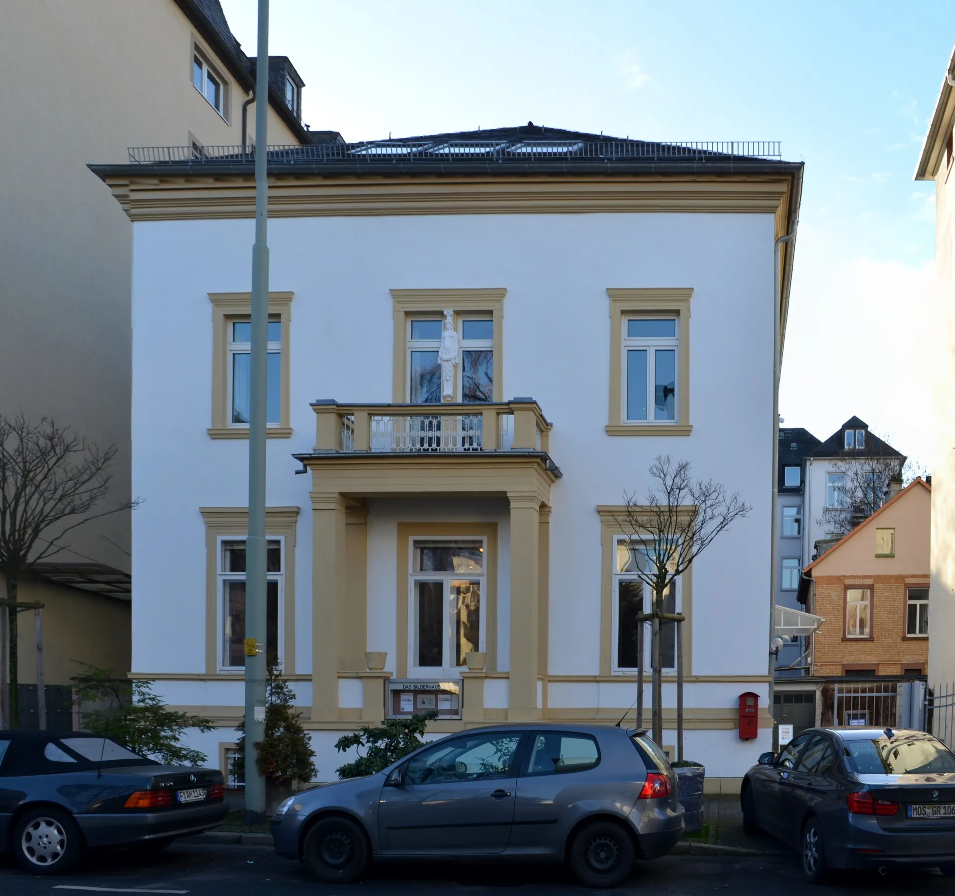 Klassizistische Stadtvilla an der Hermannstraße im Frankfurter Nordend