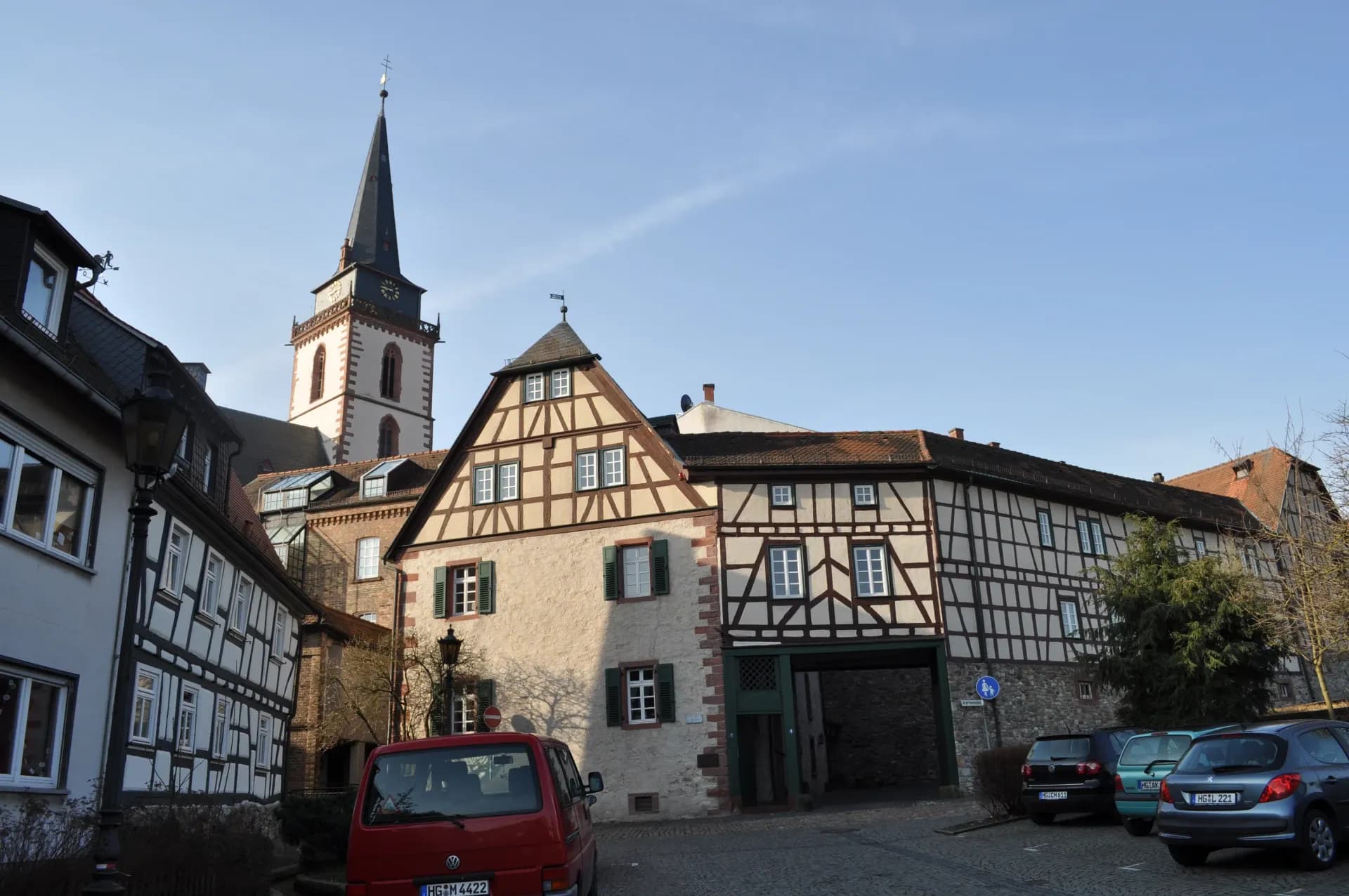 Fachwerkhäuser an der Herrenmühle in Oberursel (Taunus)
