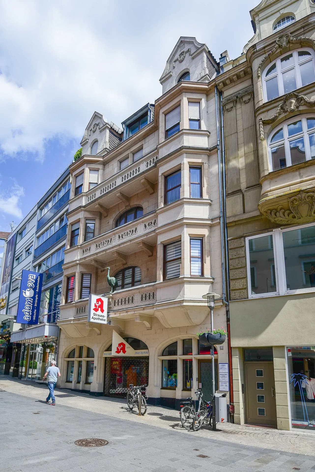 Jugendstilhaus in der Herstallgasse in Aschaffenburg