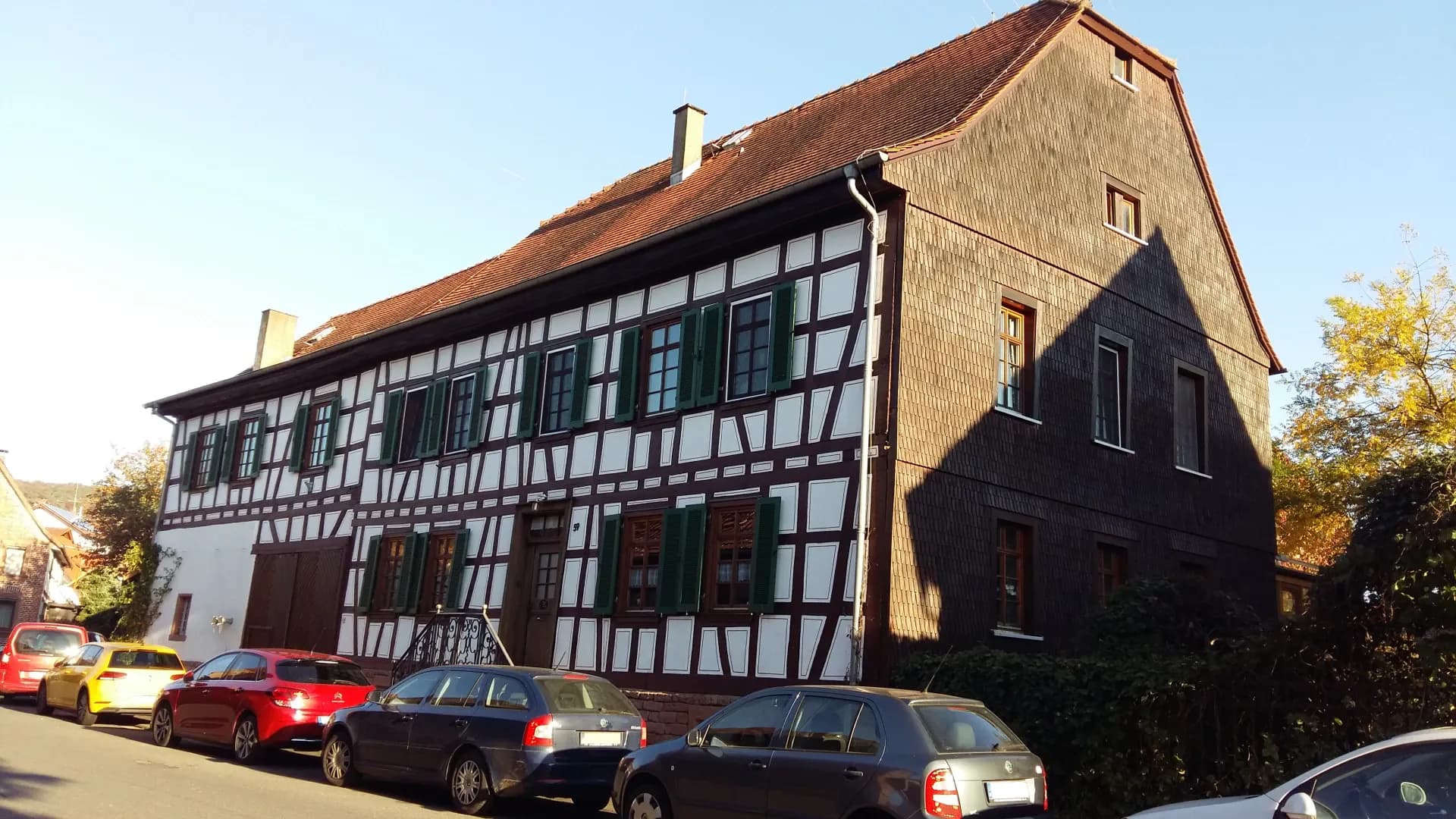 Fachwerkhof in der Wilhelm-Leuschner-Straße in Heubach