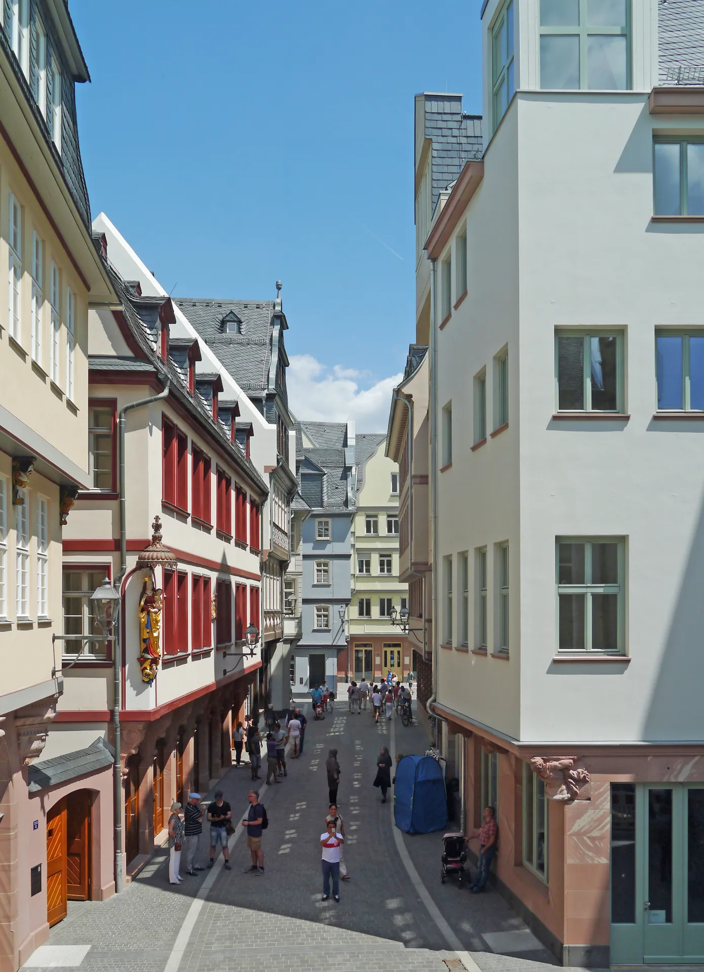 Gasse Hinter dem Lämmchen in der Frankfurter Altstadt