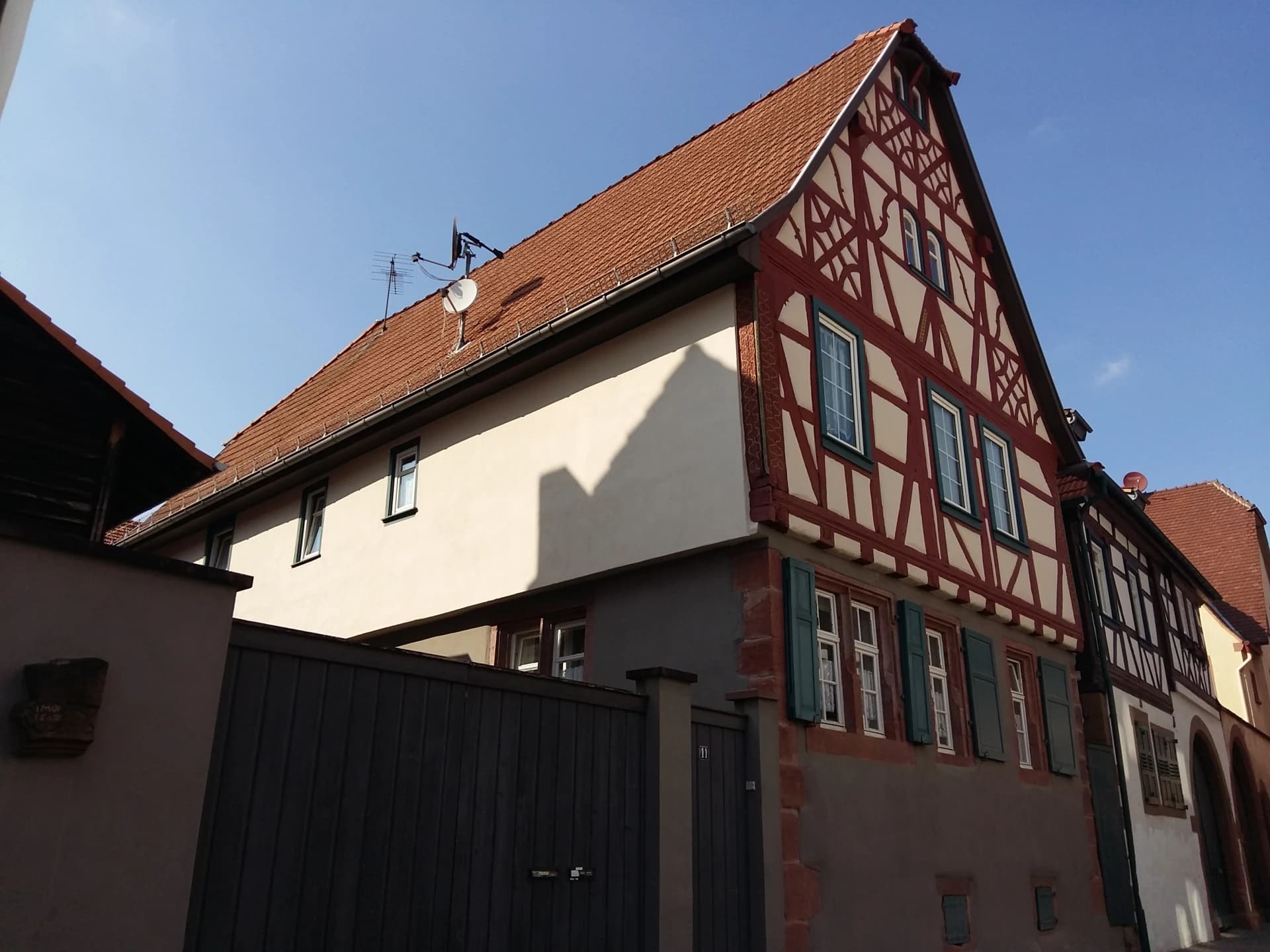 Fachwerkhaus in der Hintergasse in Groß-Umstadt