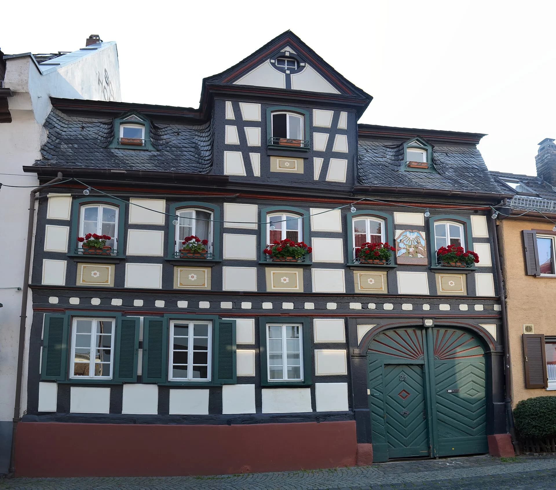 Barockes Fachwerkhaus in der Hintergasse 21 in Hochheim am Main