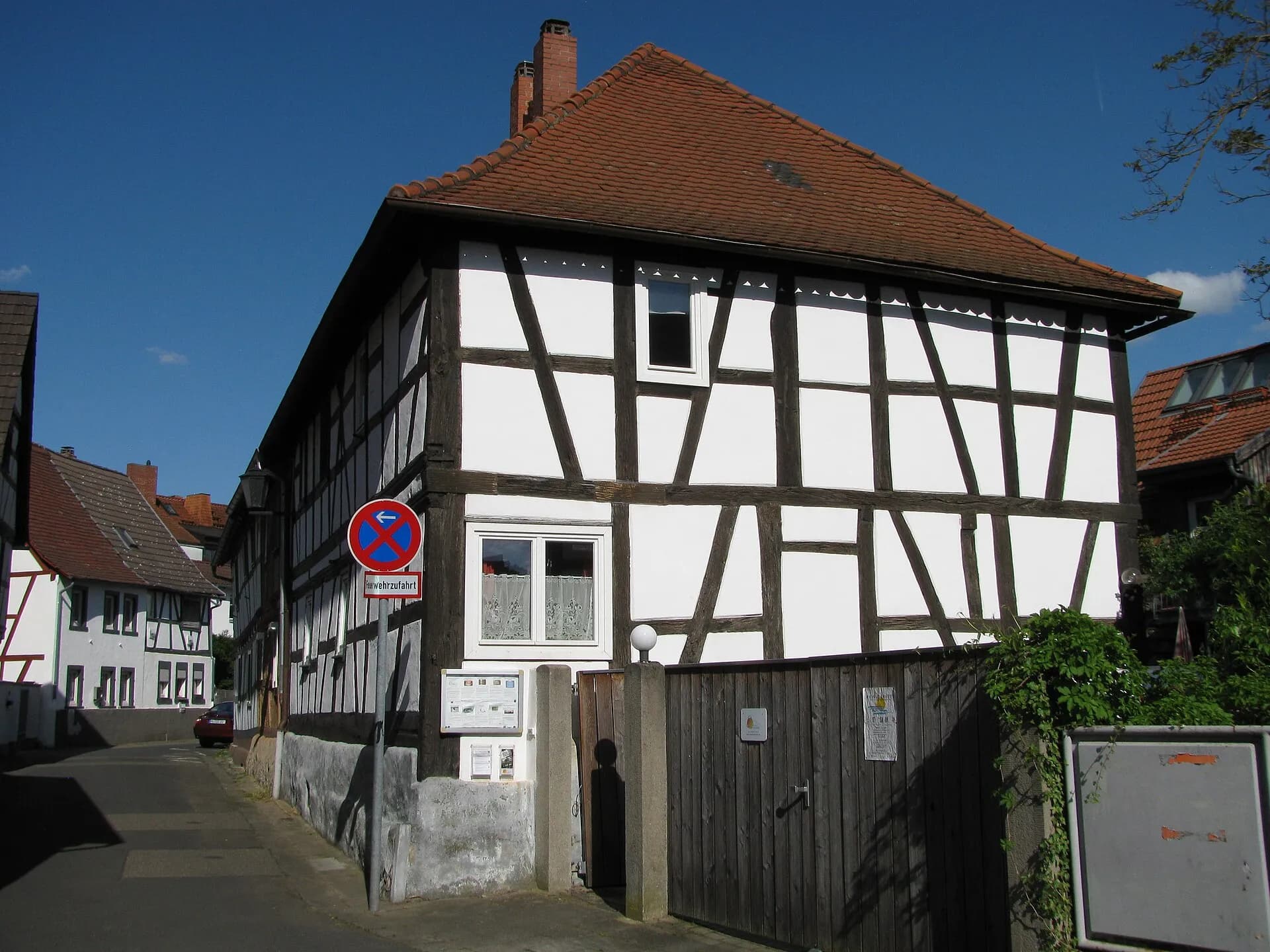 Fachwerkhaus Hintergasse 8 in Hanau-Großauheim
