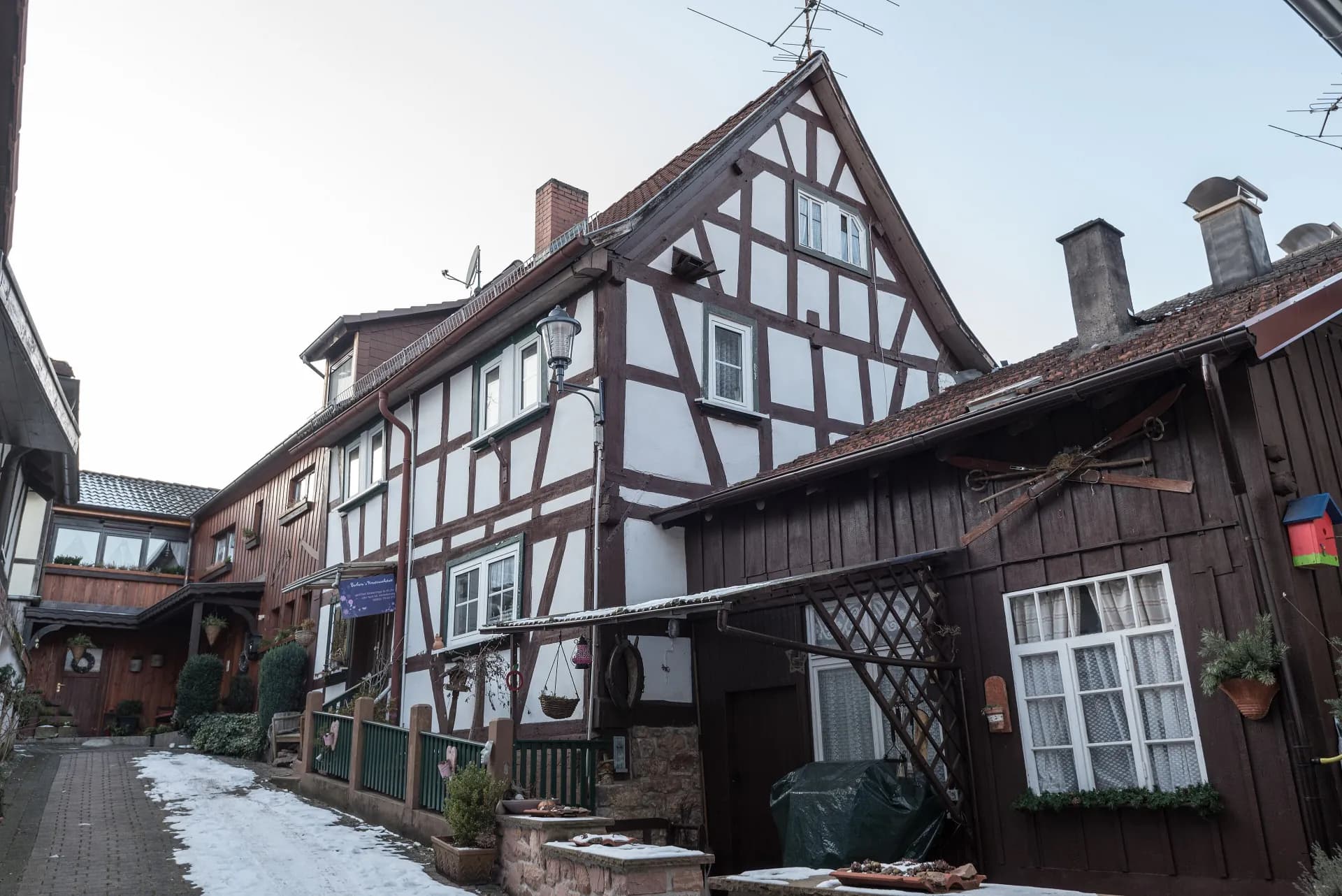 Fachwerkhäuser in der Hippegasse in Wächtersbach
