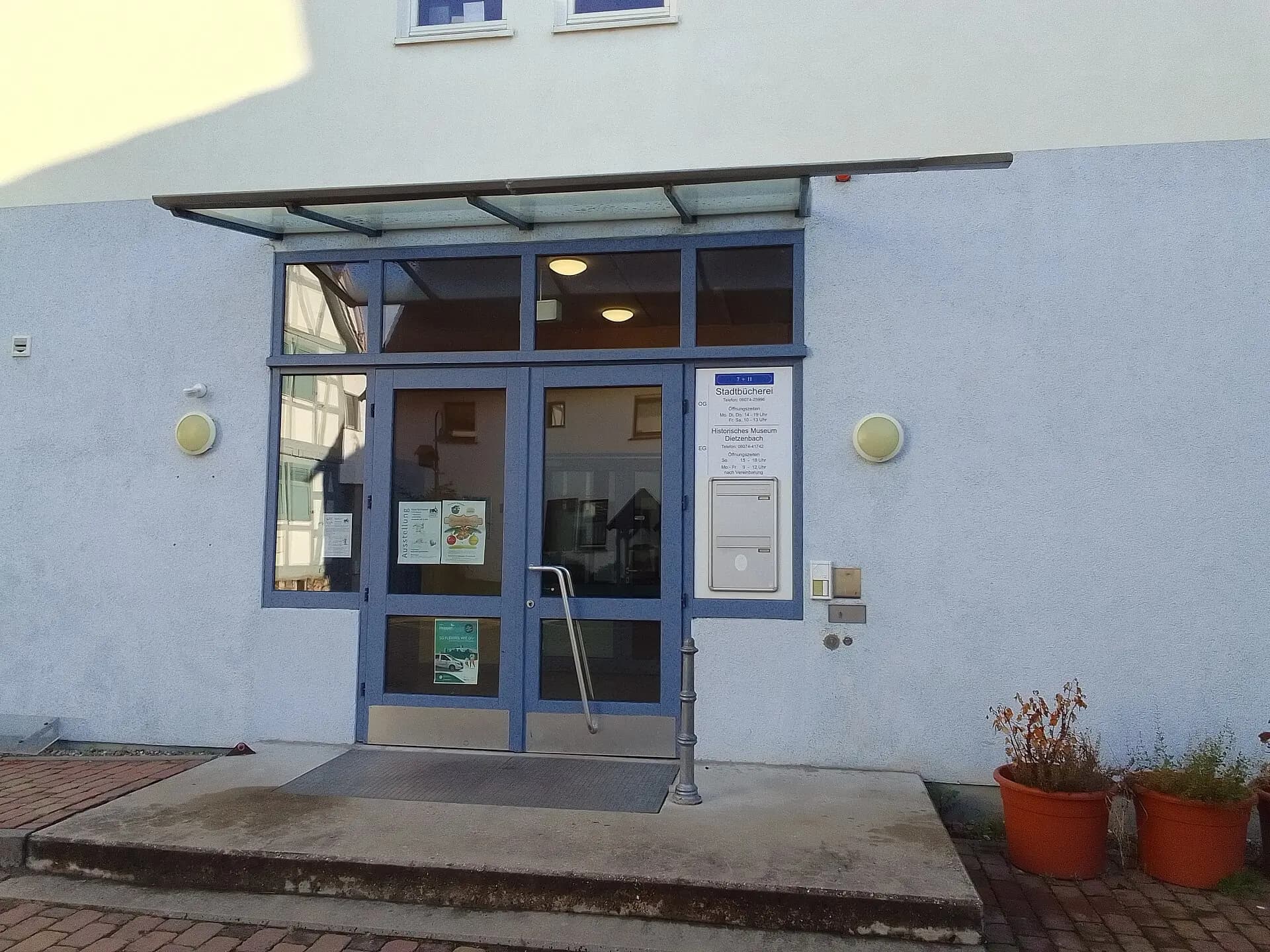 Eingang des Historischen Museums in Dietzenbach