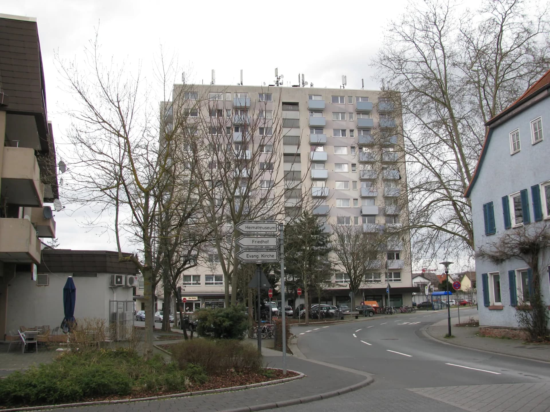 Hochhaus an der Kelsterbacher Straße in Raunheim