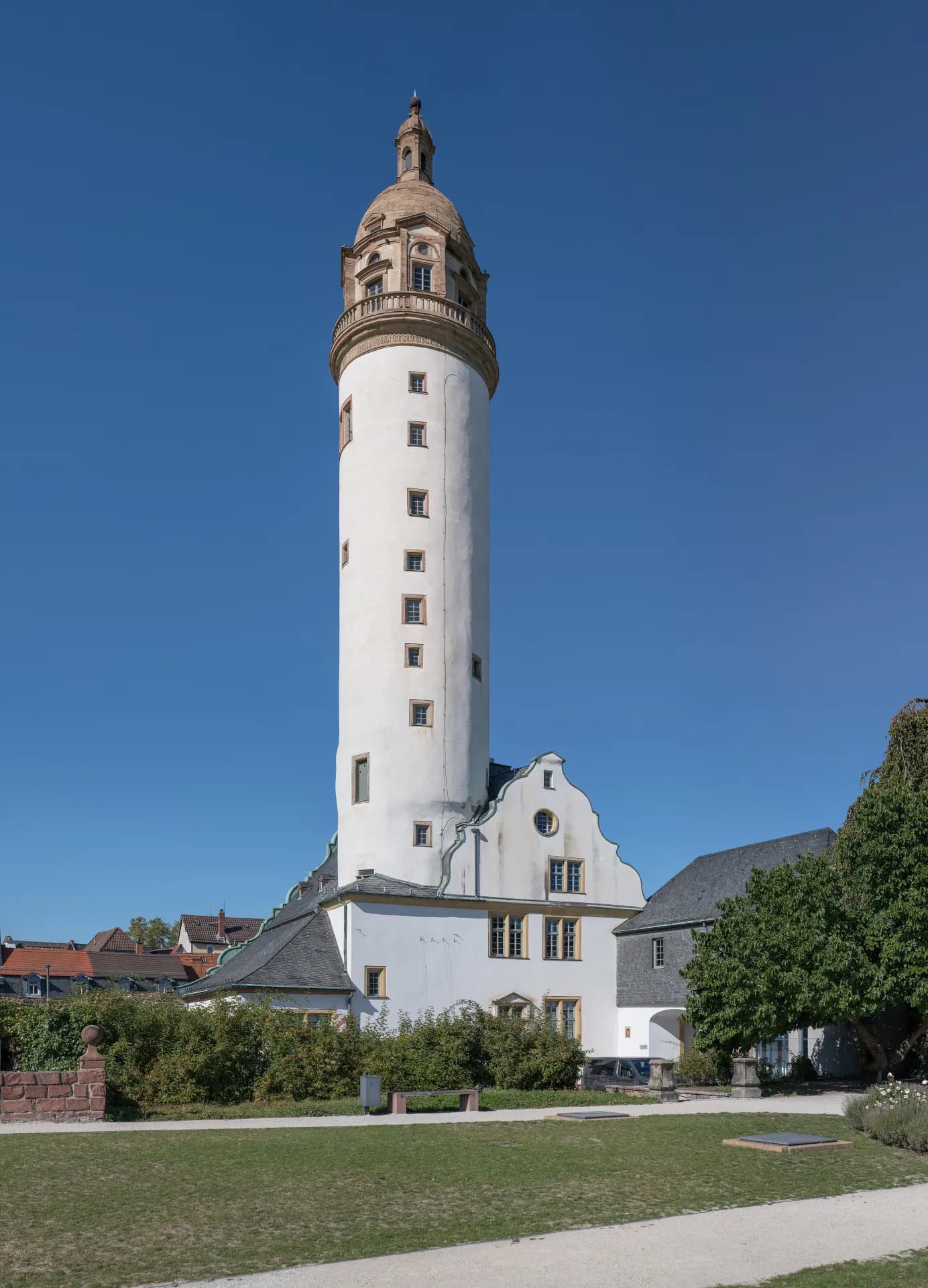 Höchster Schloss von Süden in Frankfurt Höchst
