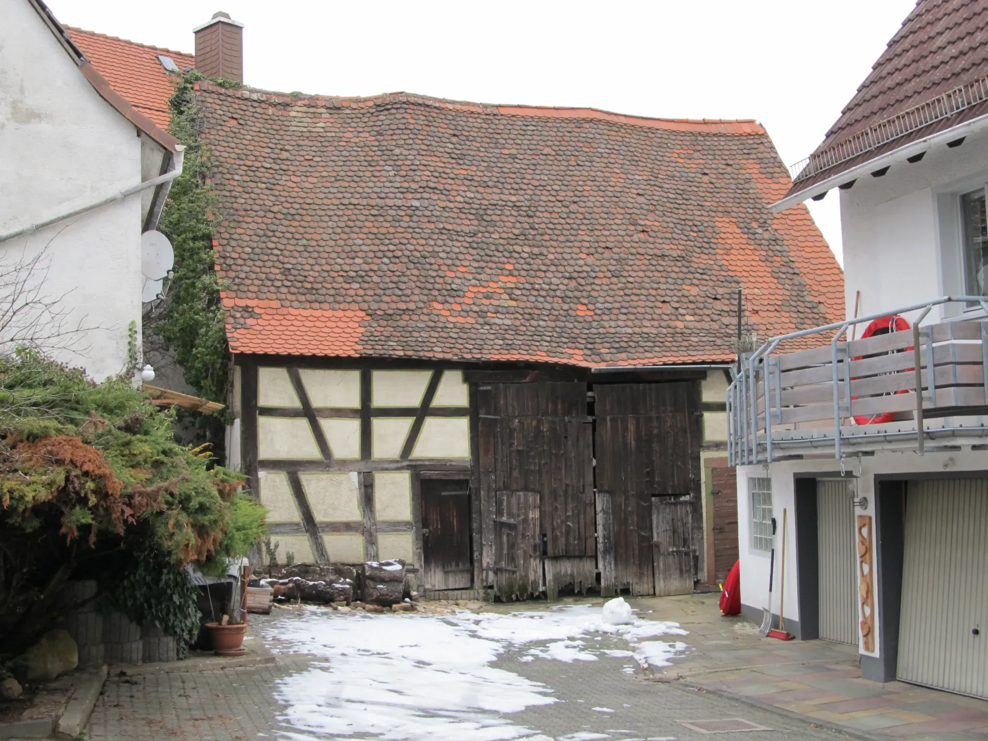 Fachwerkscheune in der Höhenstraße in Marxheim