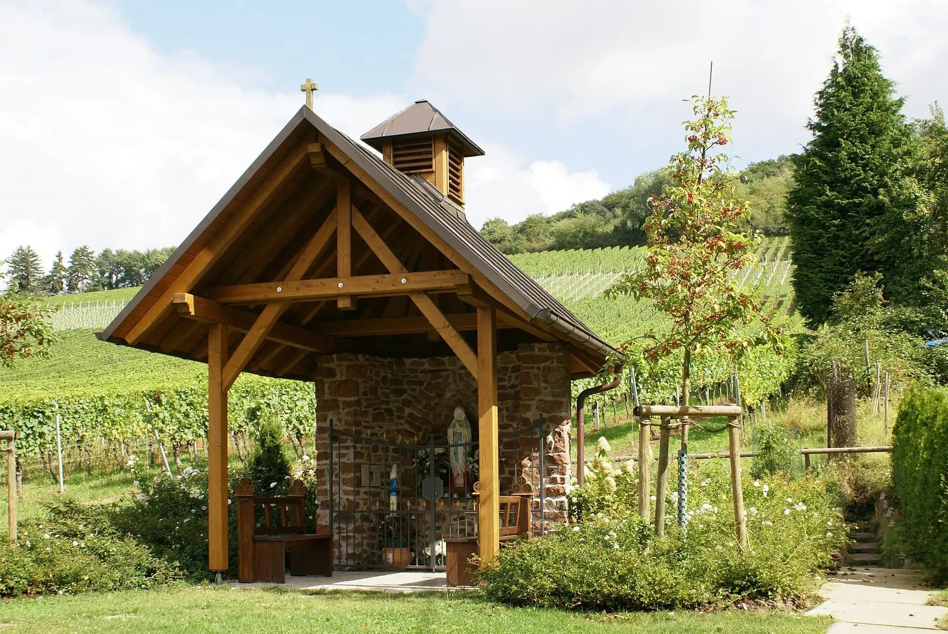 Kleine Kapelle in den Weinbergen von Alzenau-Hörstein
