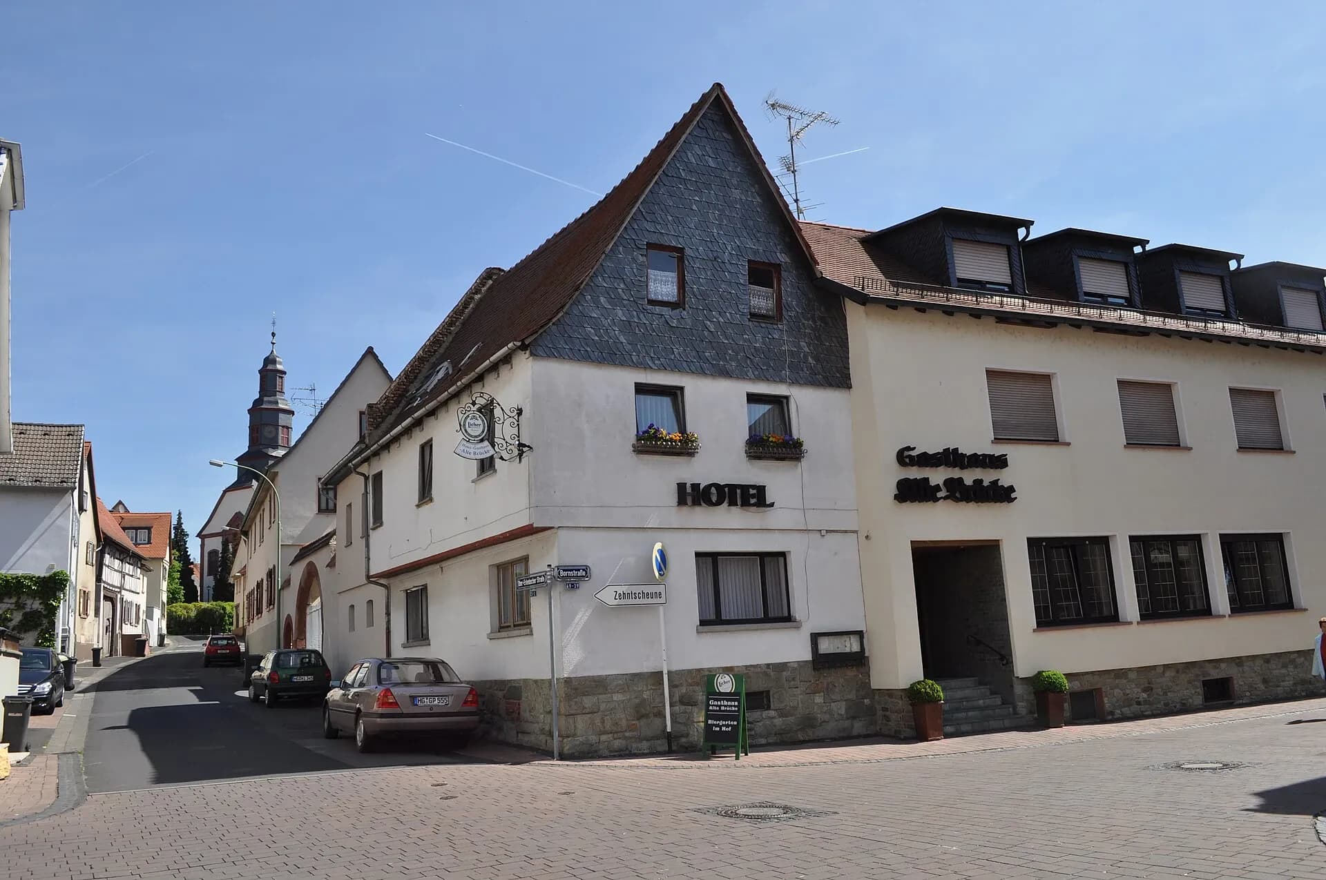 Hofanlage in der Bornstraße in Bad Homburg-Ober-Erlenbach