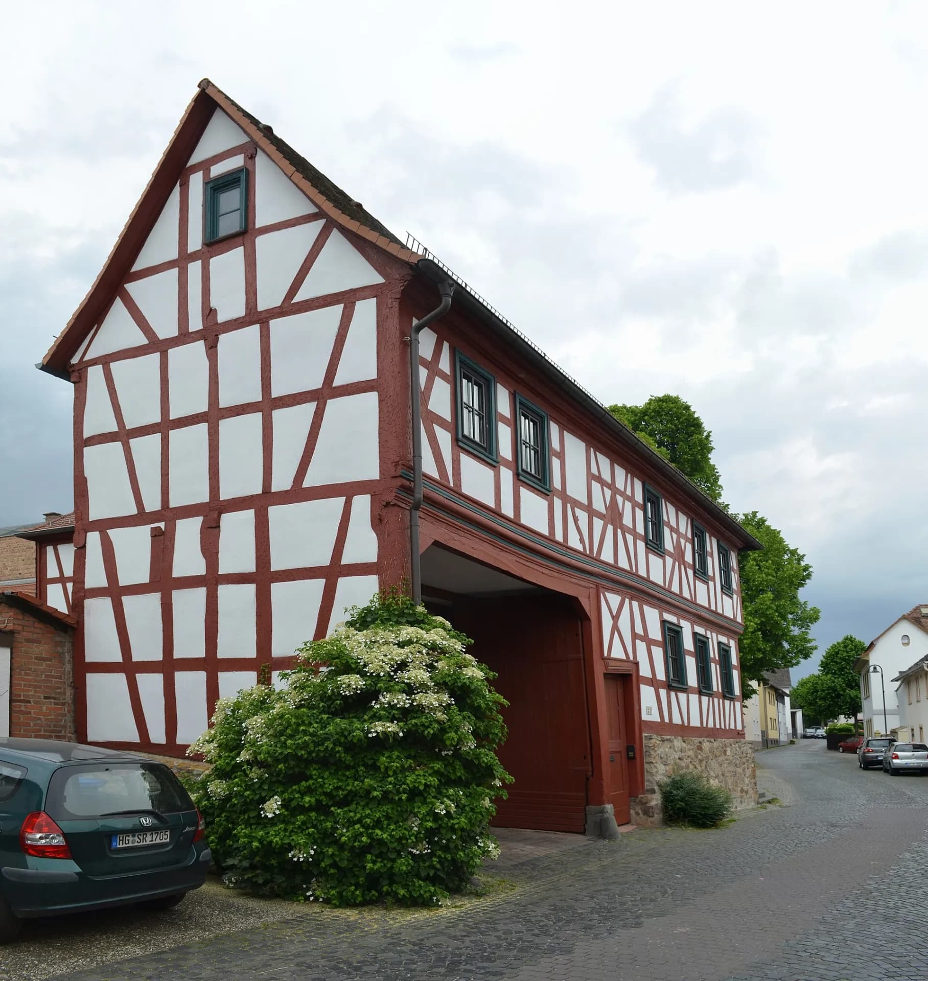 Fachwerkscheune der Hofreite Gartenstraße 21 in Oberursel-Stierstadt