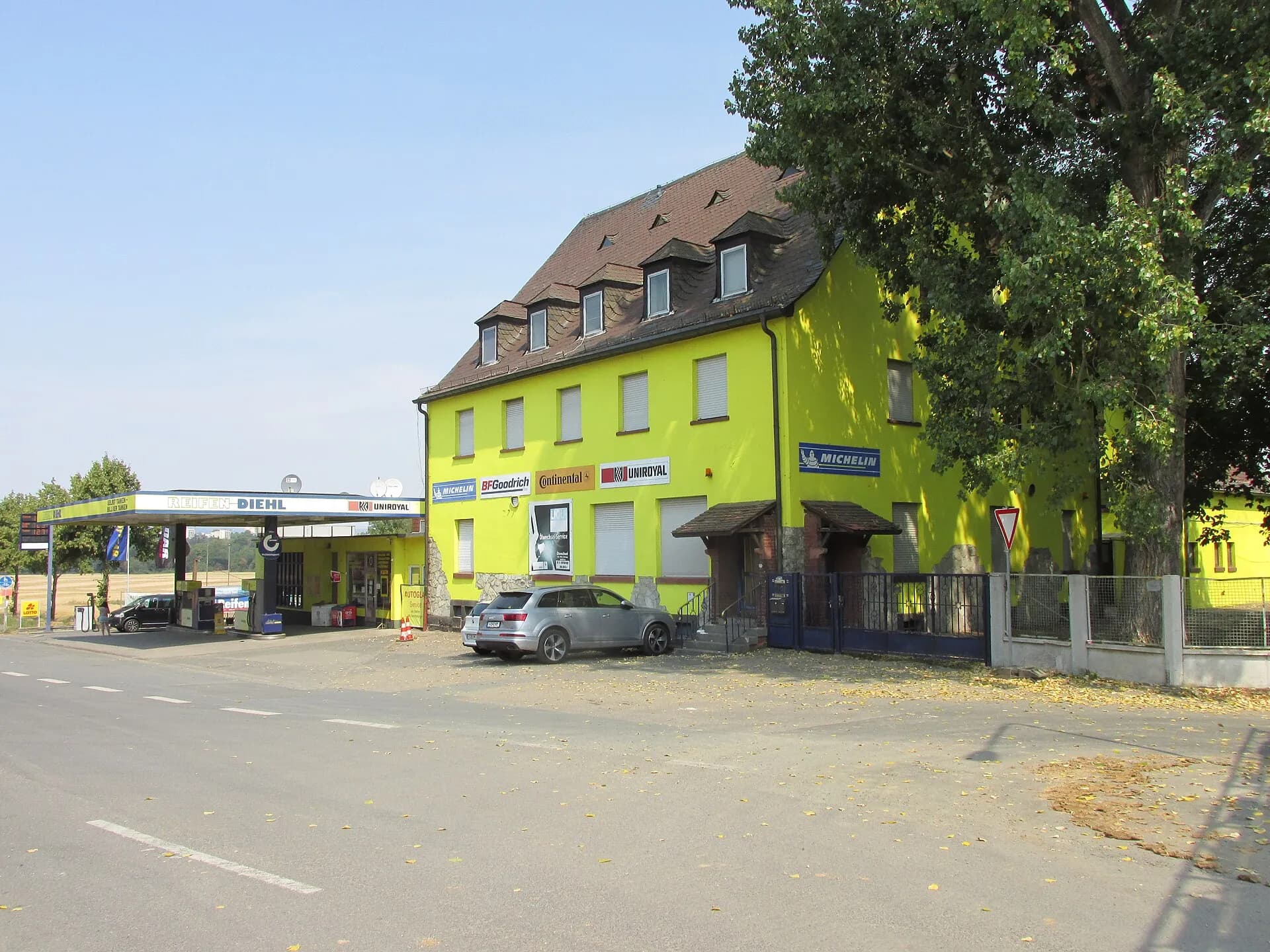 Gebäude an der Homburger Landstraße 448 am Frankfurter Berg