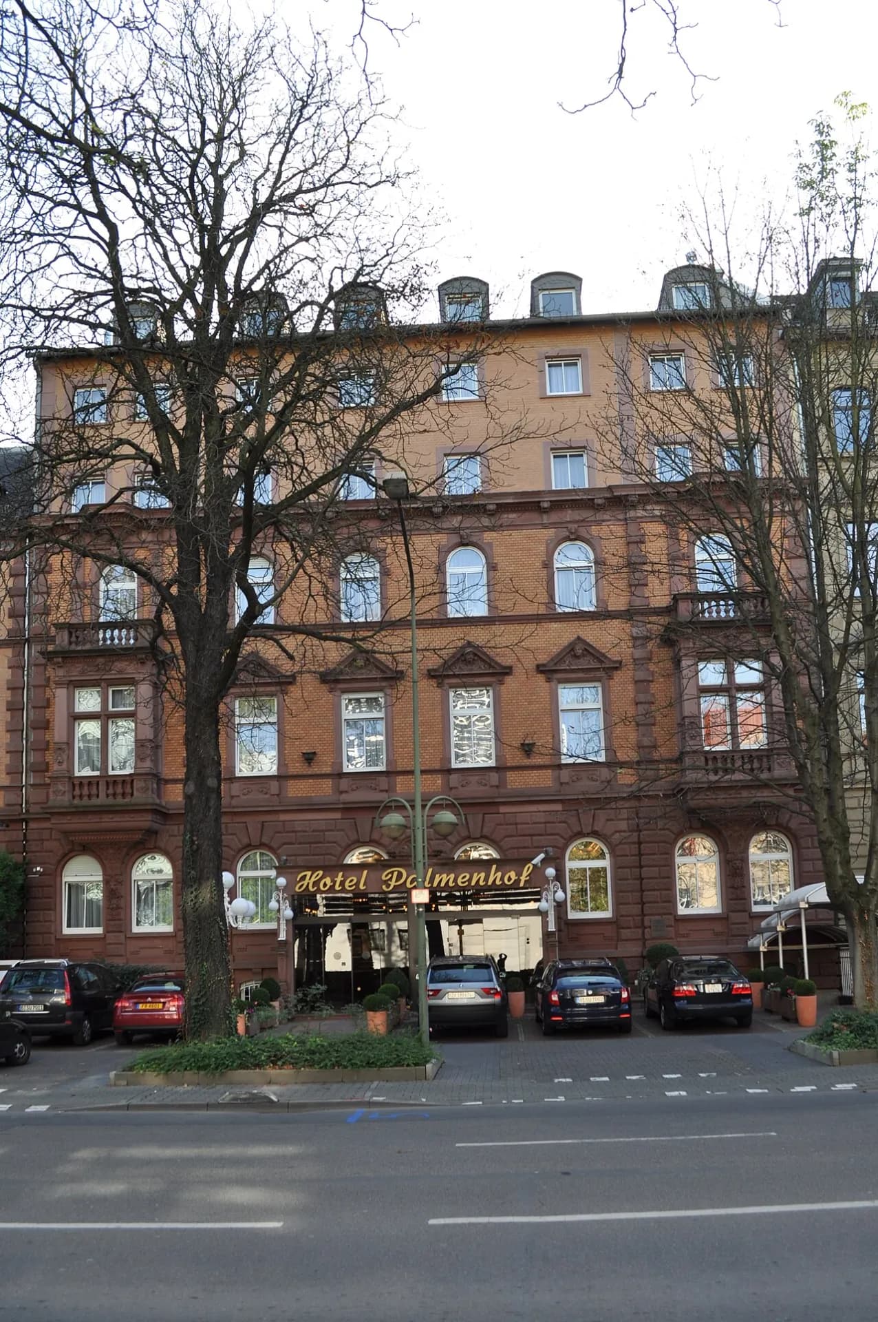 Hotel Palmenhof an der Bockenheimer Landstraße im Frankfurter Westend