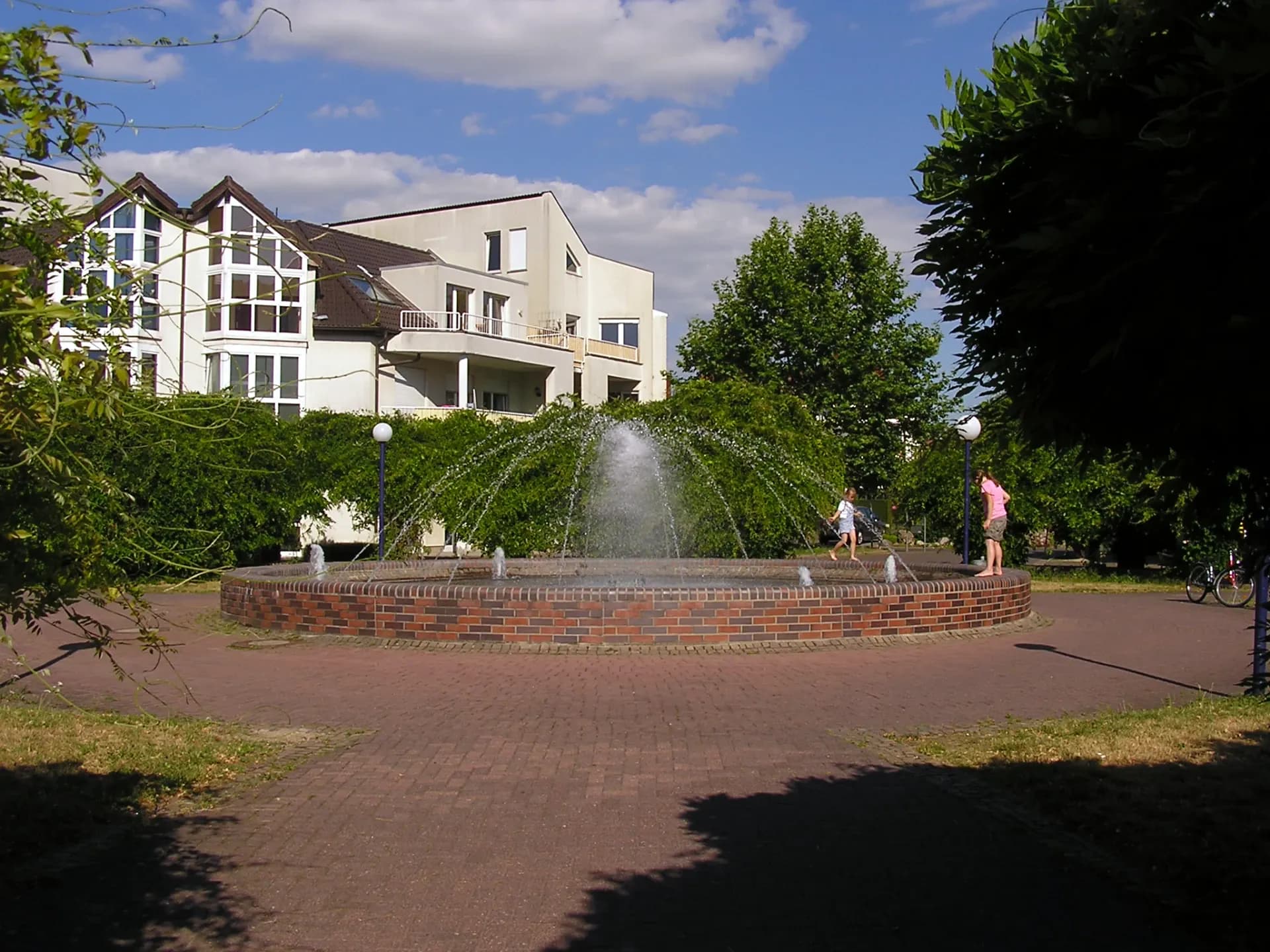 Brunnenanlage am Houiller Platz in Friedrichsdorf