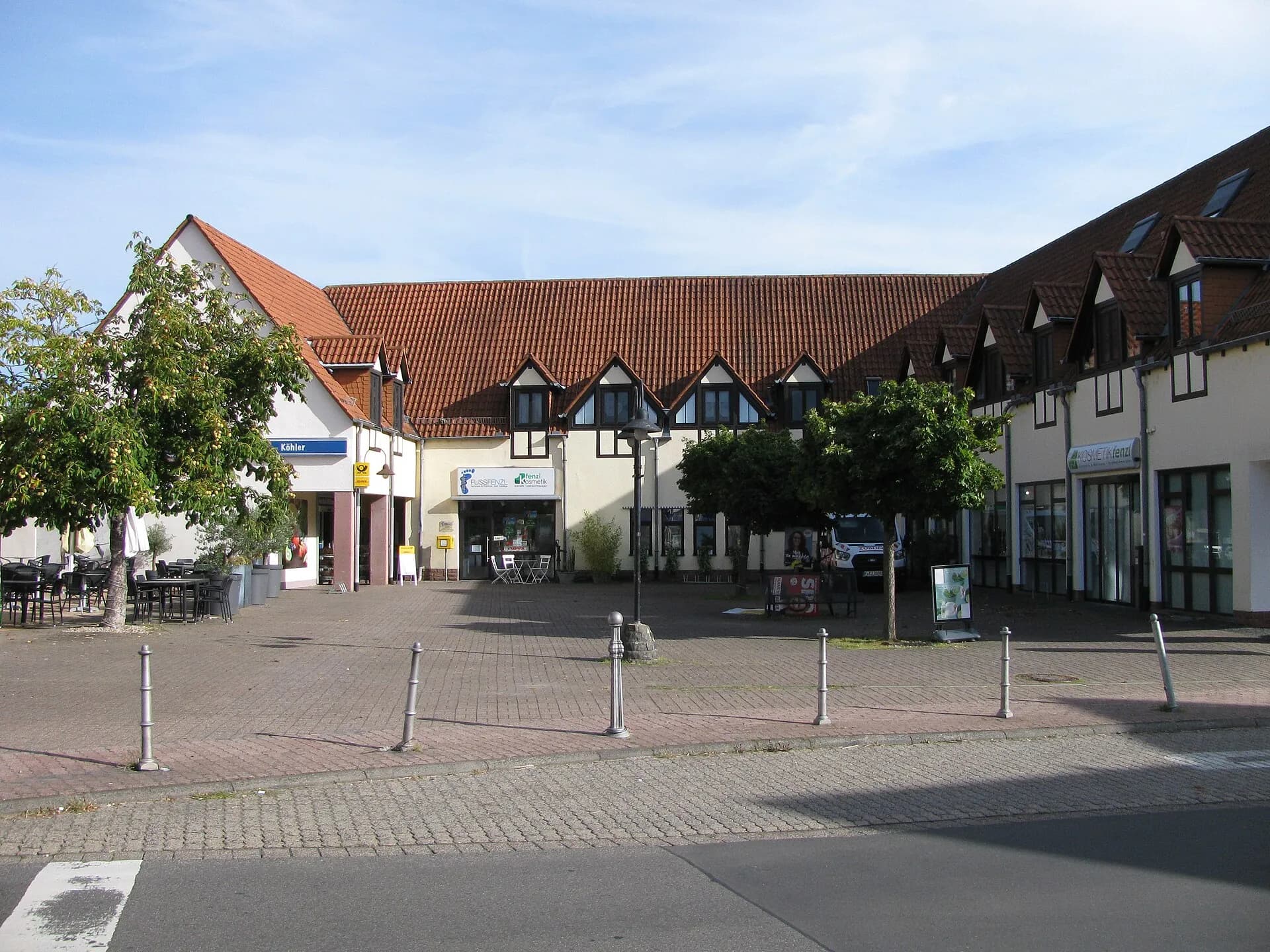 Dorfplatz in Ronneburg-Hüttengesäß