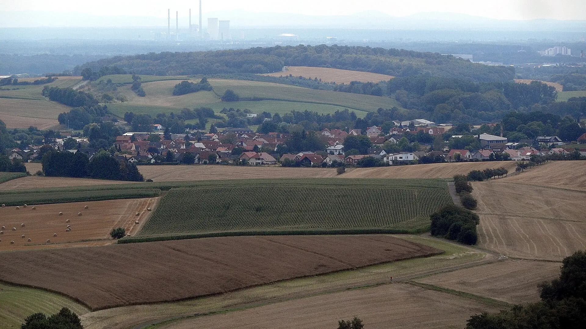 Fernblick über das Ronneburger Hügelland bei Hüttengesäß