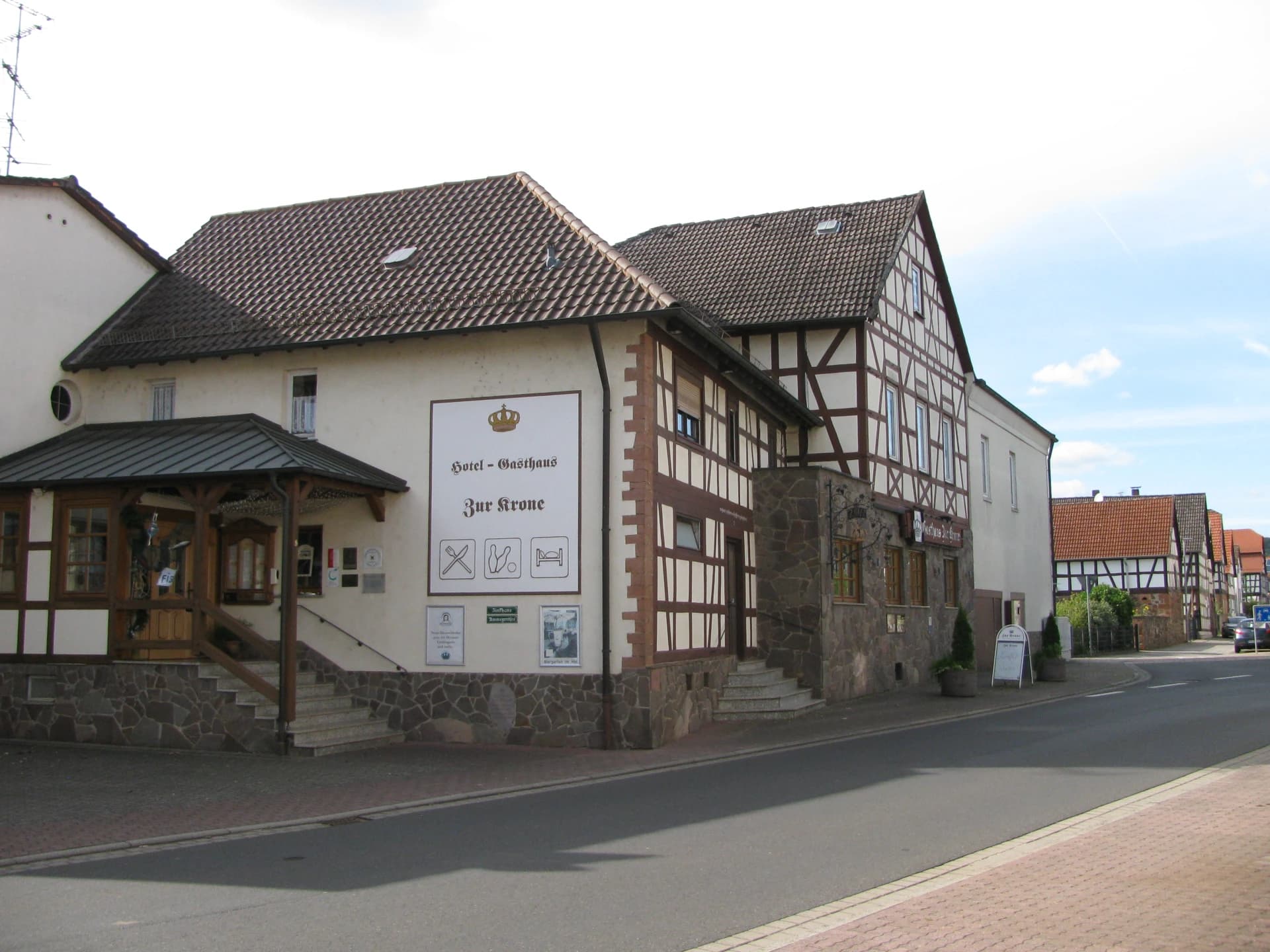 Gasthaus Zur Krone in der Langstraße in Ronneburg-Hüttengesäß