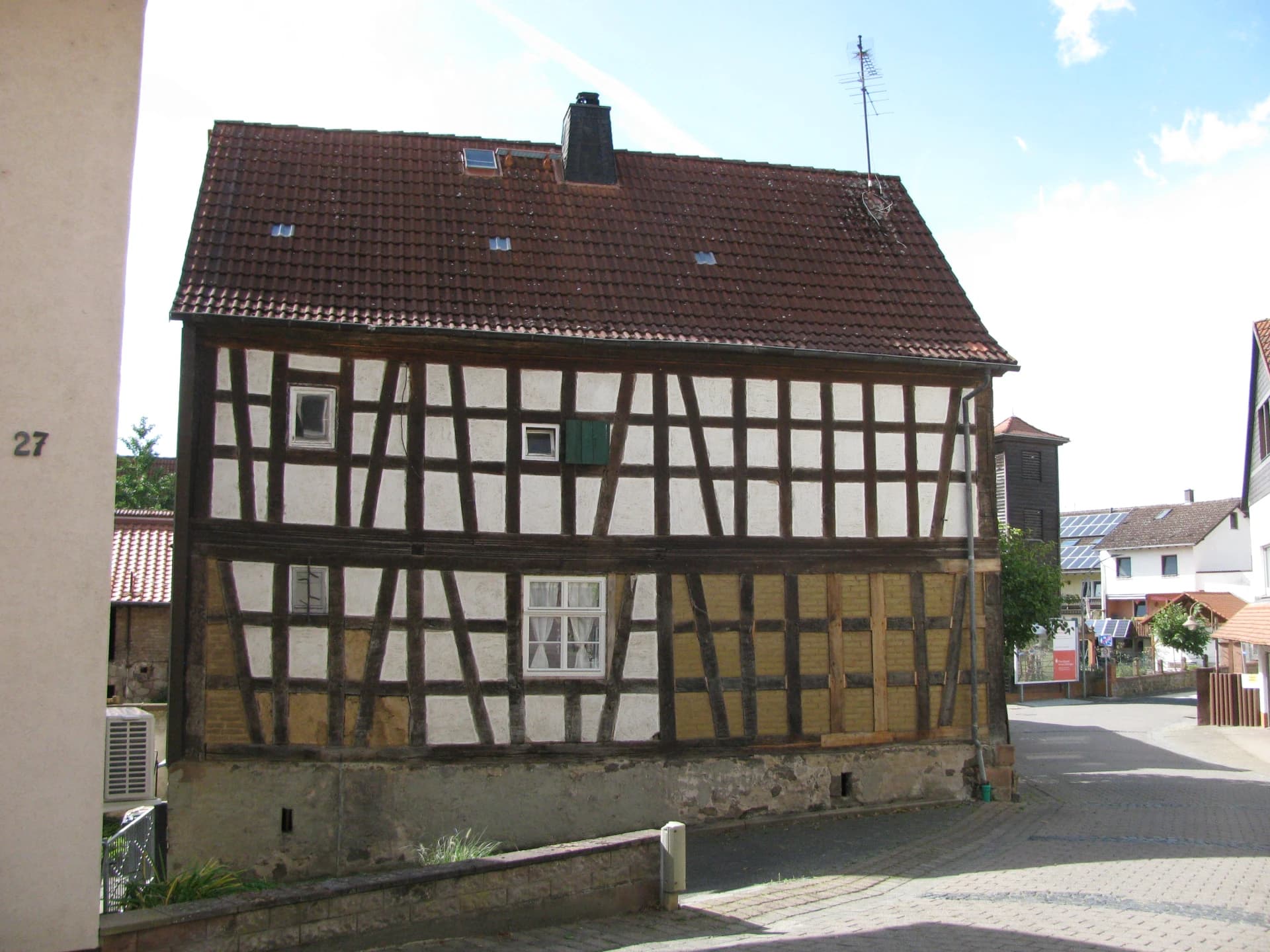 Fachwerkscheune in der Kirchstraße 29 in Ronneburg-Hüttengesäß
