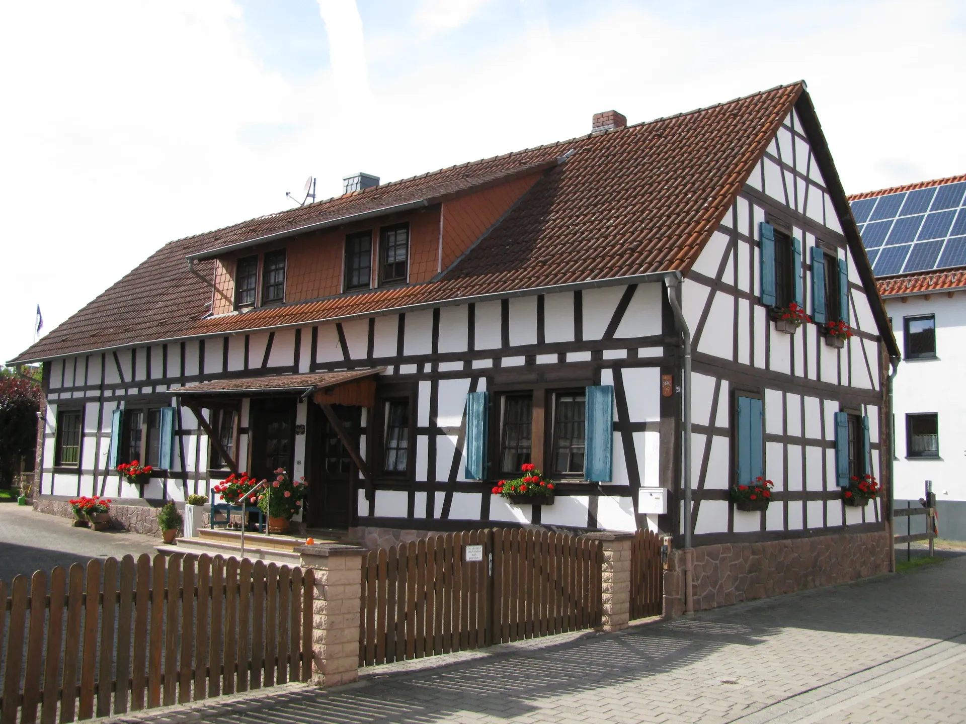 Fachwerkhaus in der Langstraße 29 in Ronneburg-Hüttengesäß