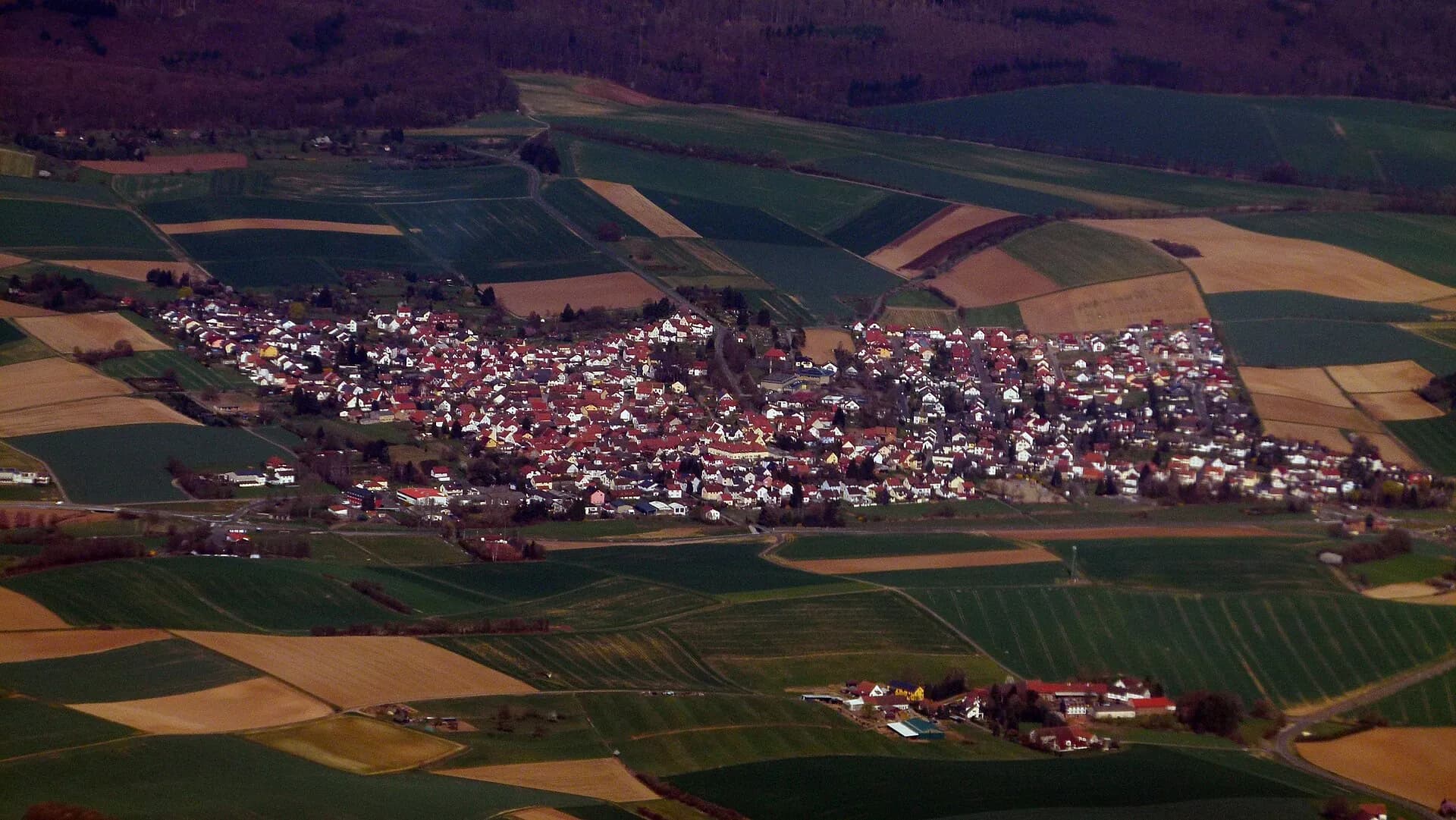 Luftbild von Ronneburg-Hüttengesäß