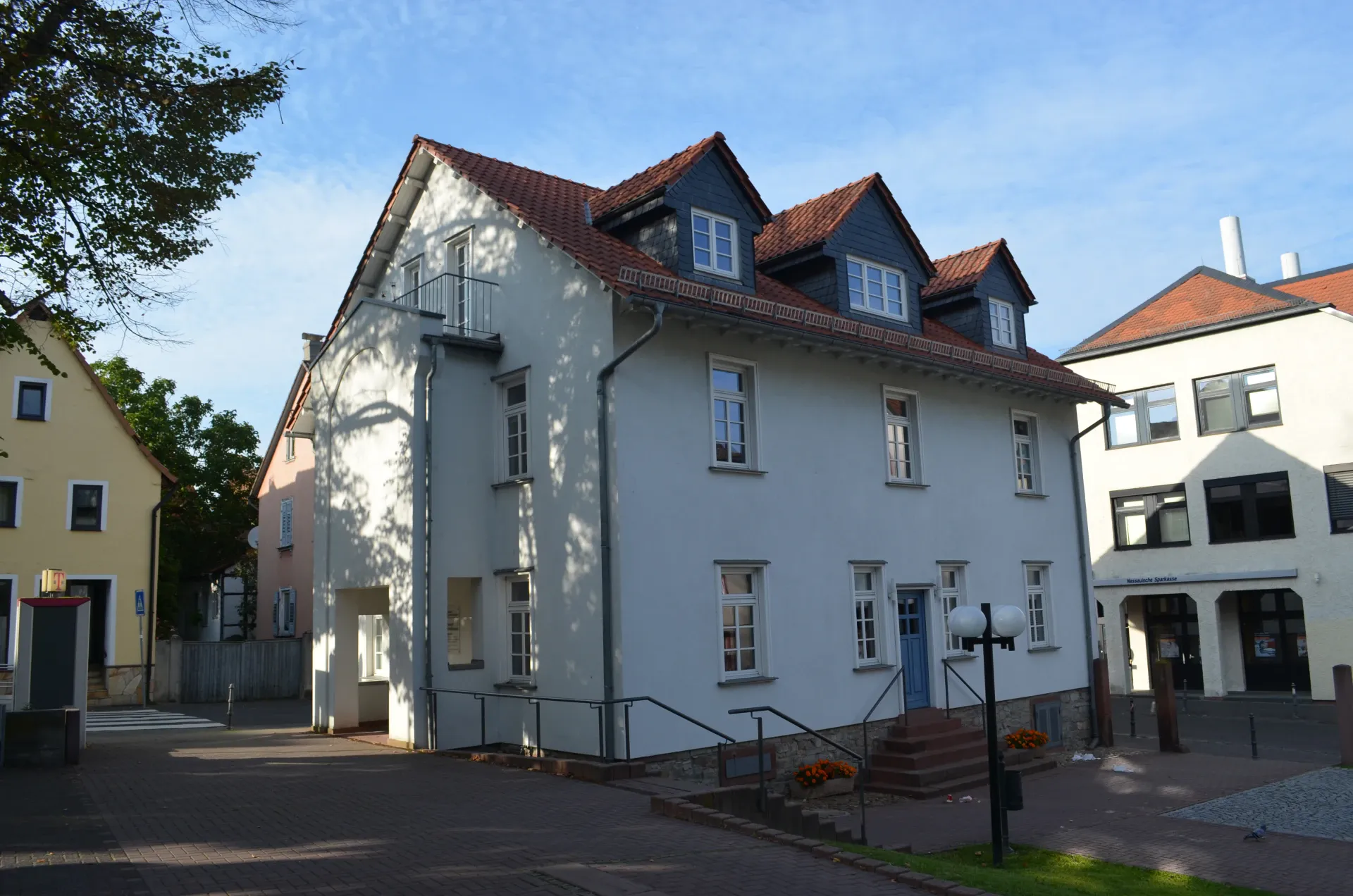 Rückseite des Hauses Hugenottenstraße 57 in Friedrichsdorf