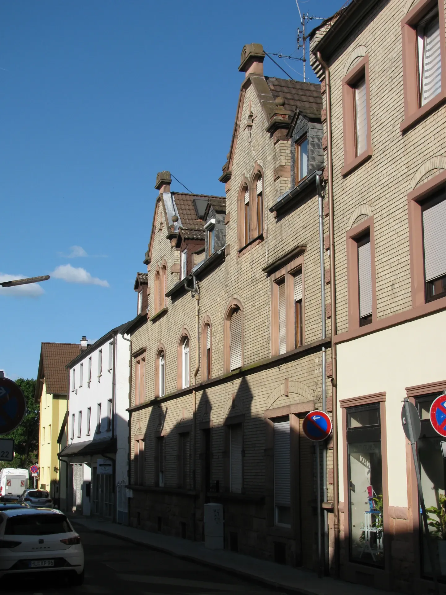 Klinkerhäuser in der Hugo-Wenninger-Straße in Hanau-Großauheim