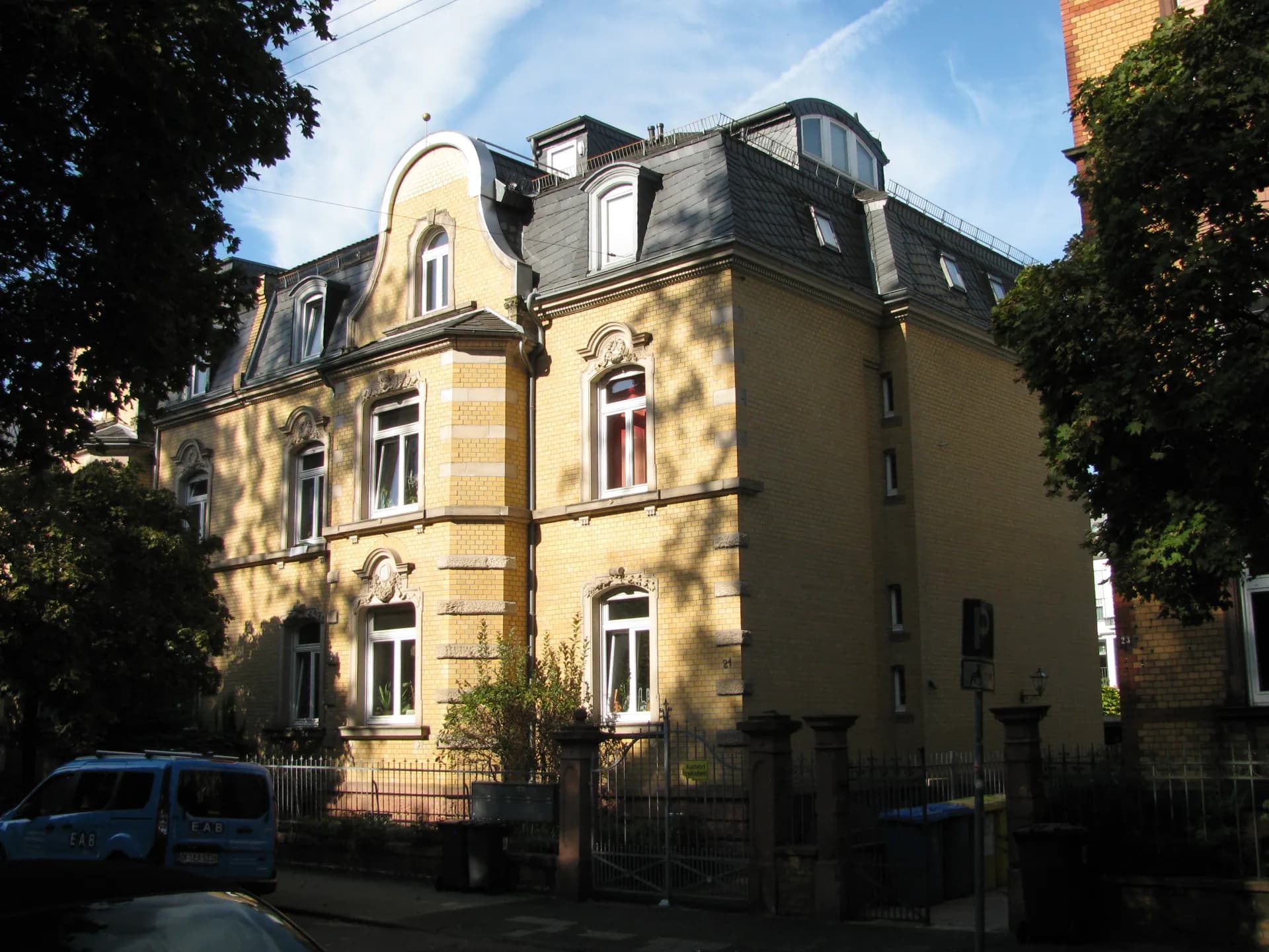 Gründerzeitvilla in der Jahnstraße 21 in Hanau