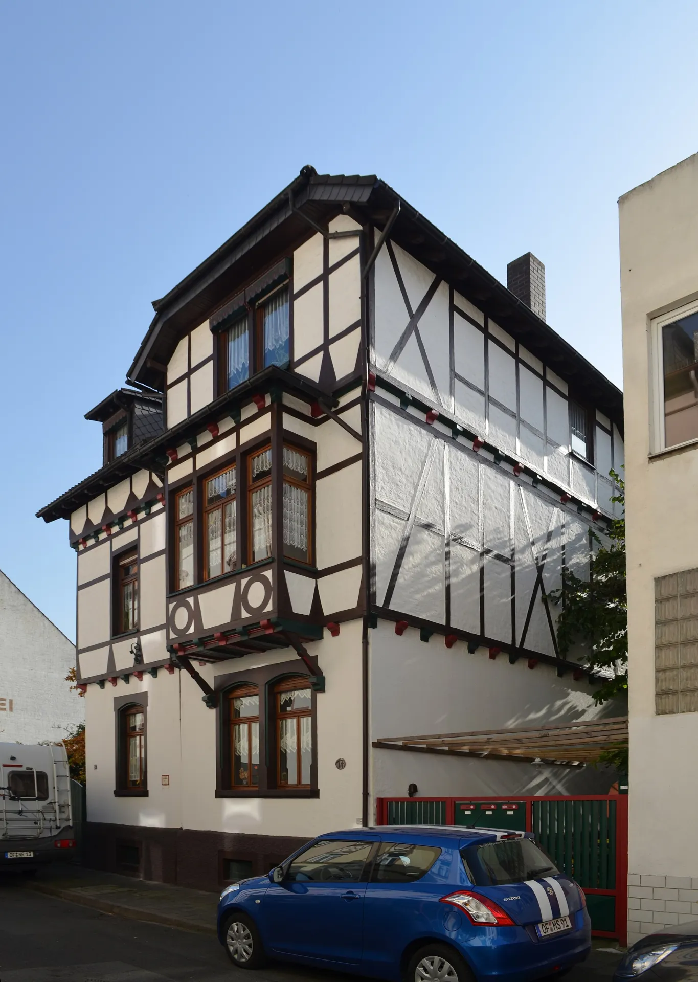 Fachwerkhaus an der Jahnstraße in Offenbach-Bürgel