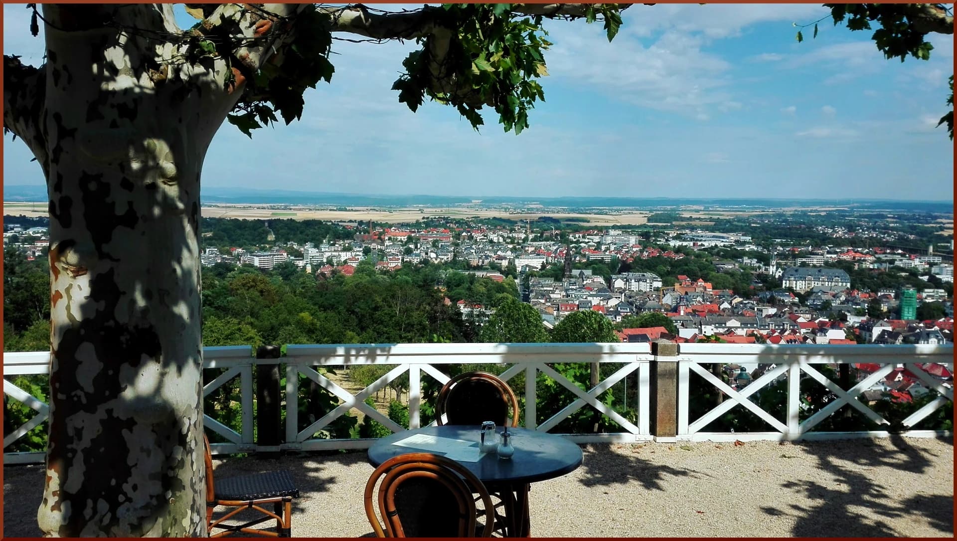 Blick vom Johannisberg über Bad Nauheim