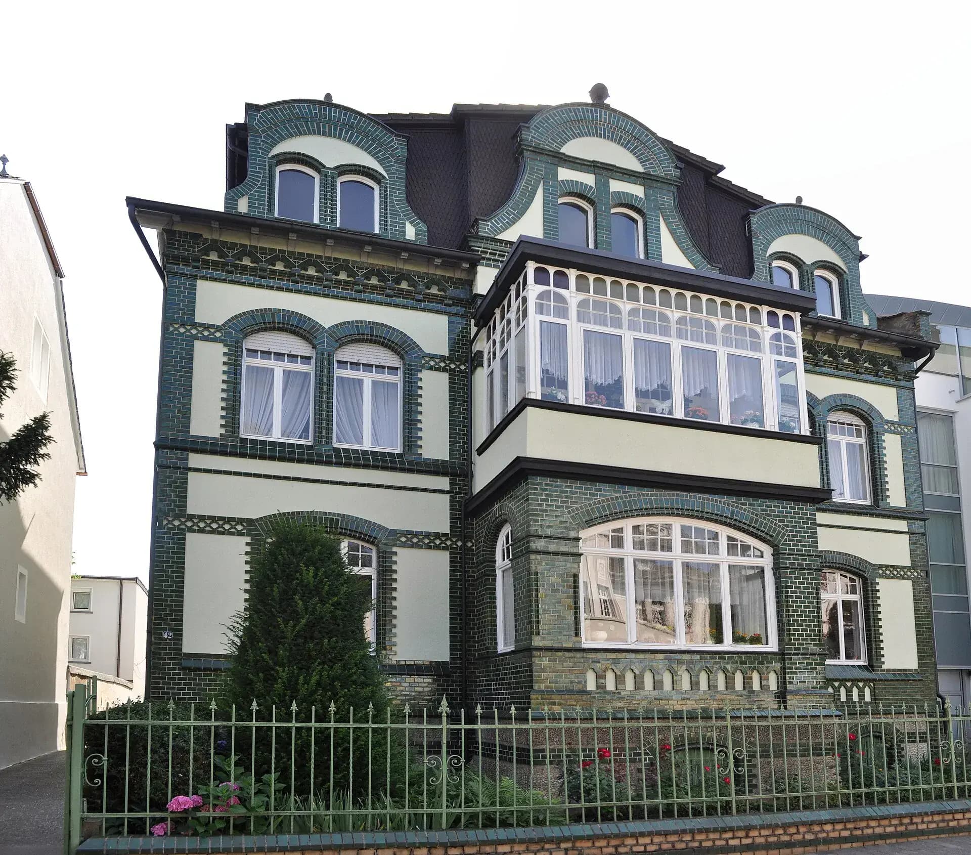 Jugendstilhaus in der Oberen Brendelstraße in Bad Homburg-Kirdorf