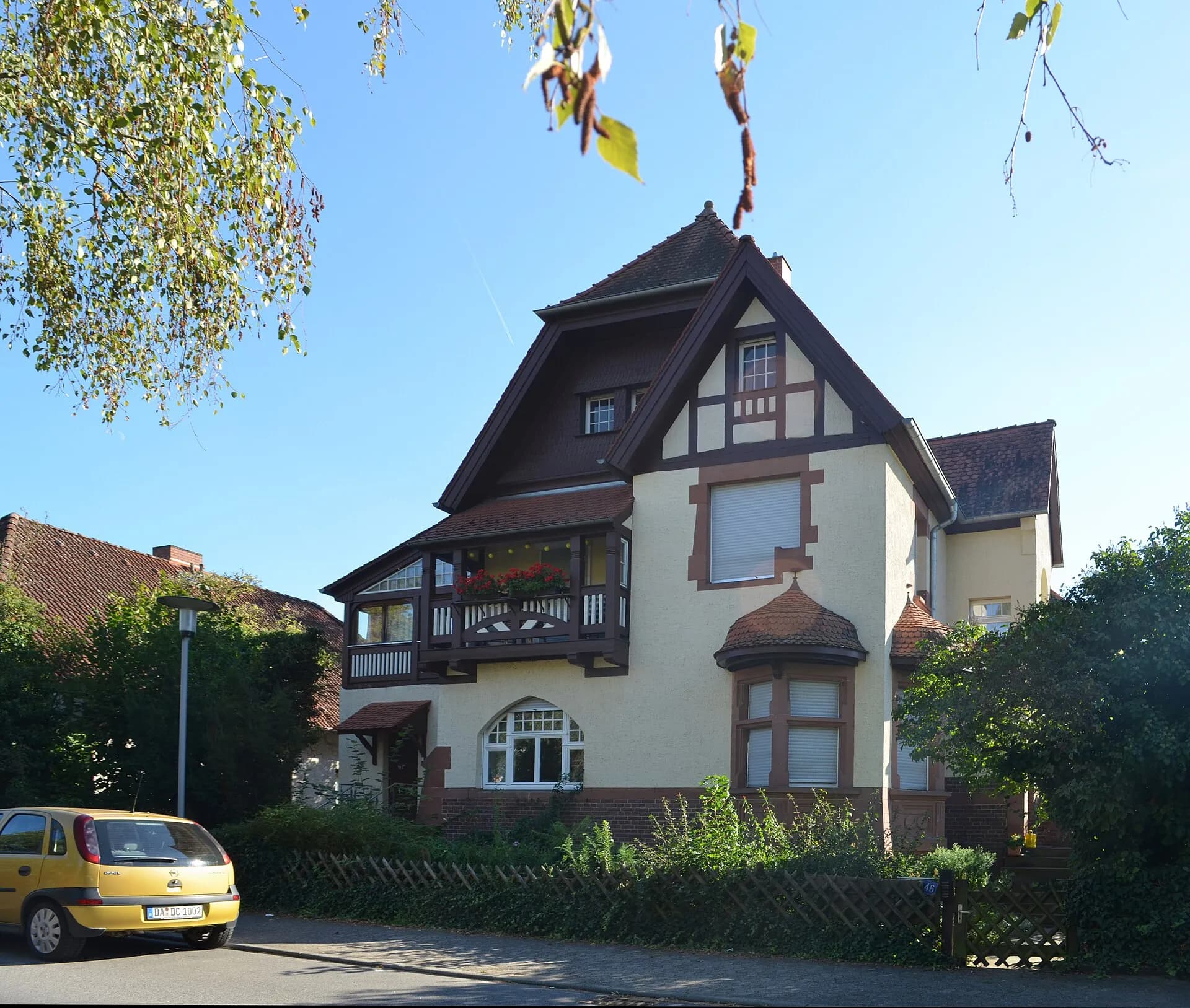 Jugendstilvilla in der Burkhardtstraße in Seeheim-Jugenheim