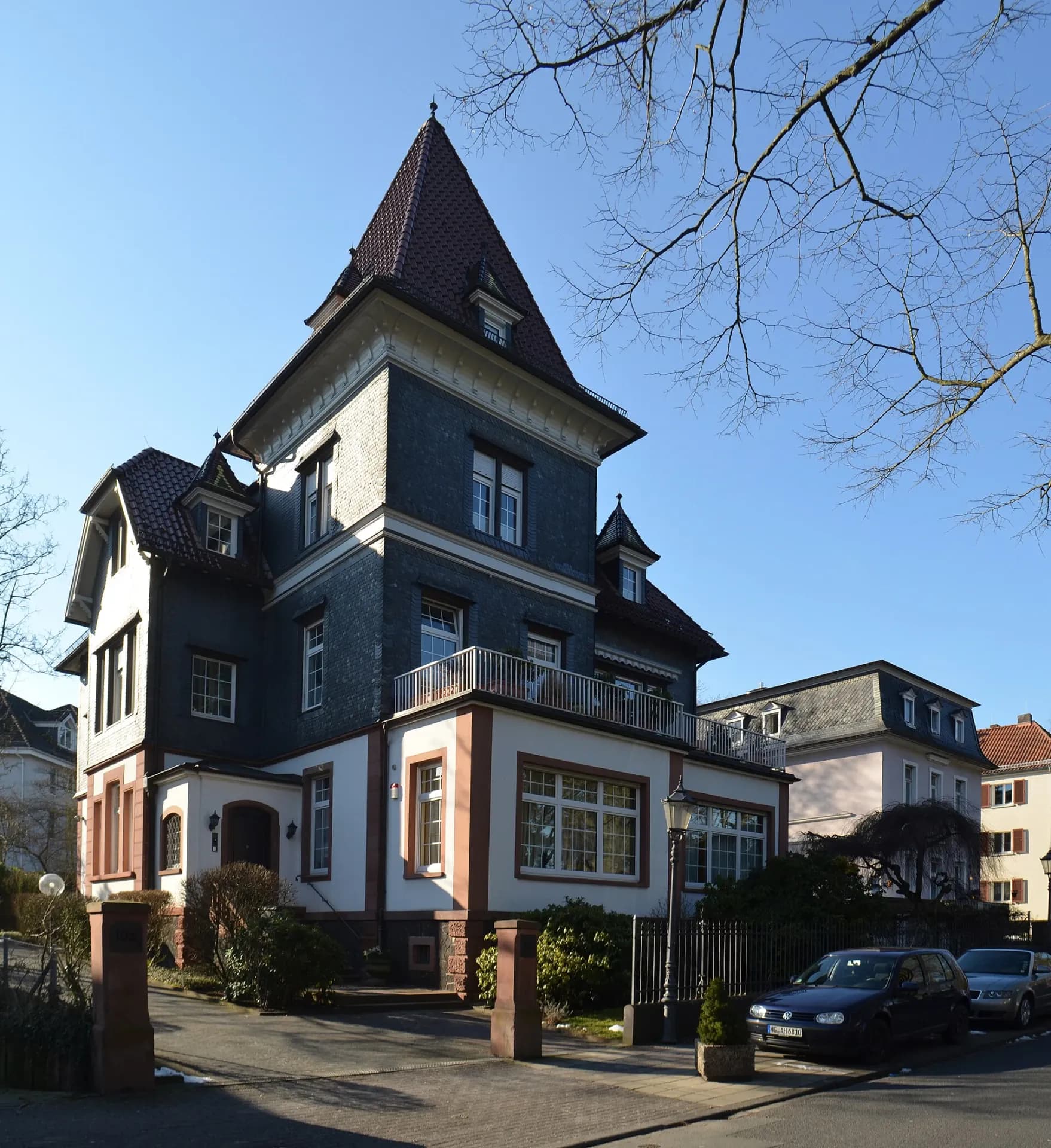 Jugendstilvilla in der Landgrafenstraße in Bad Homburg-Kirdorf
