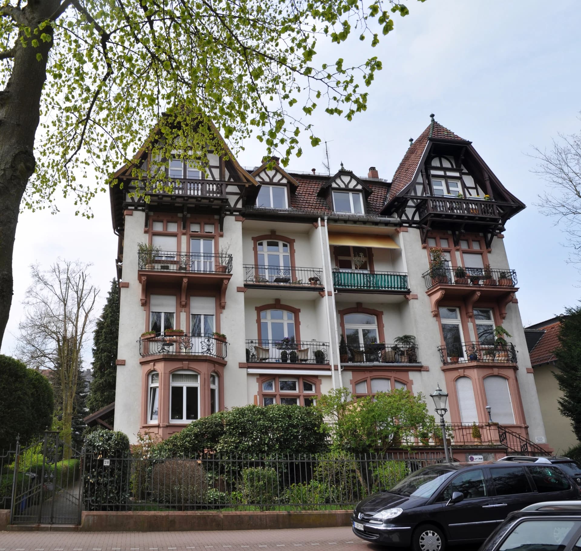 Jugendstilvilla in der Landgrafenstraße in Bad Homburg
