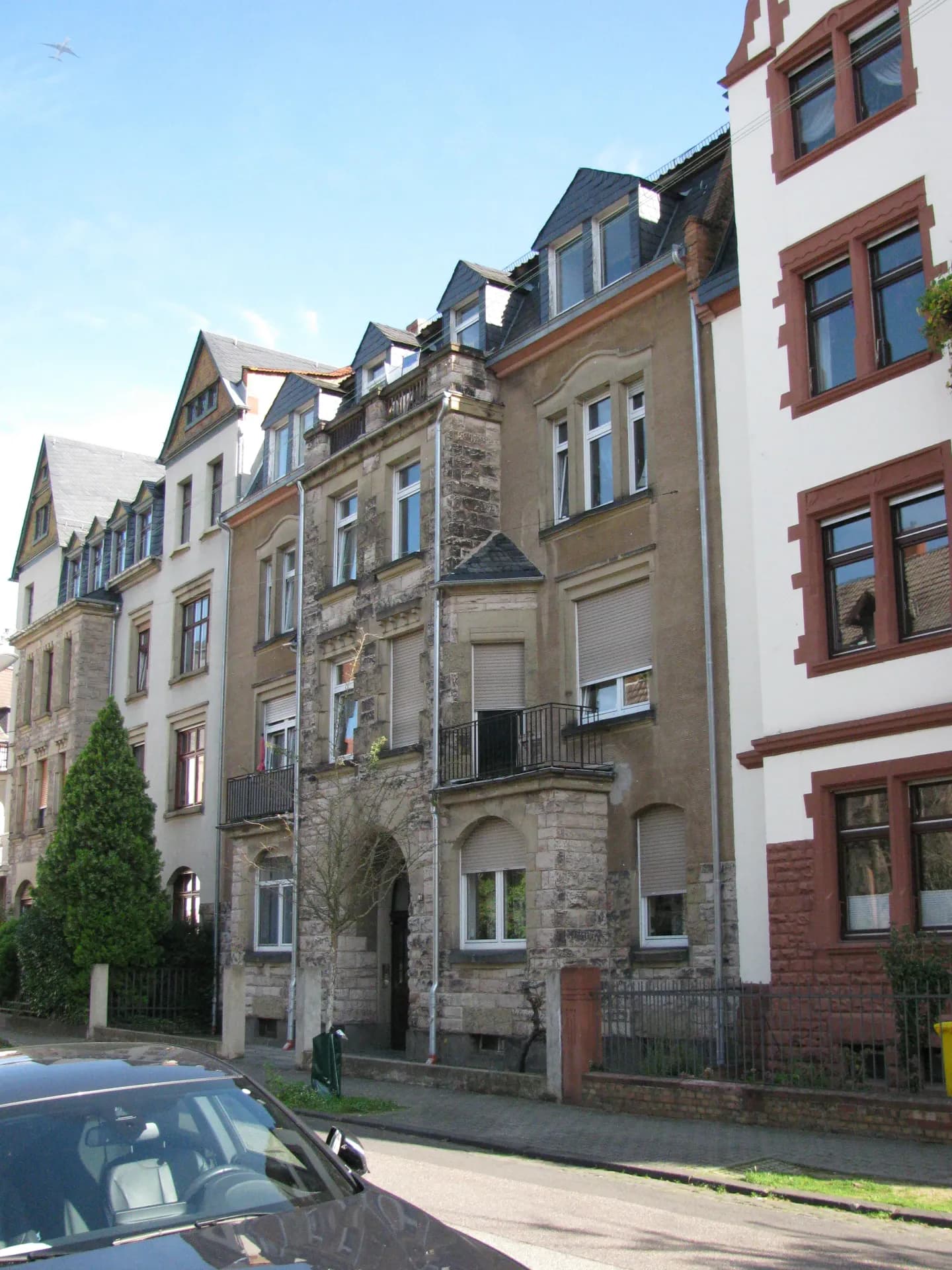 Wohnhauszeile in der Julius-Leber-Straße in Hanau