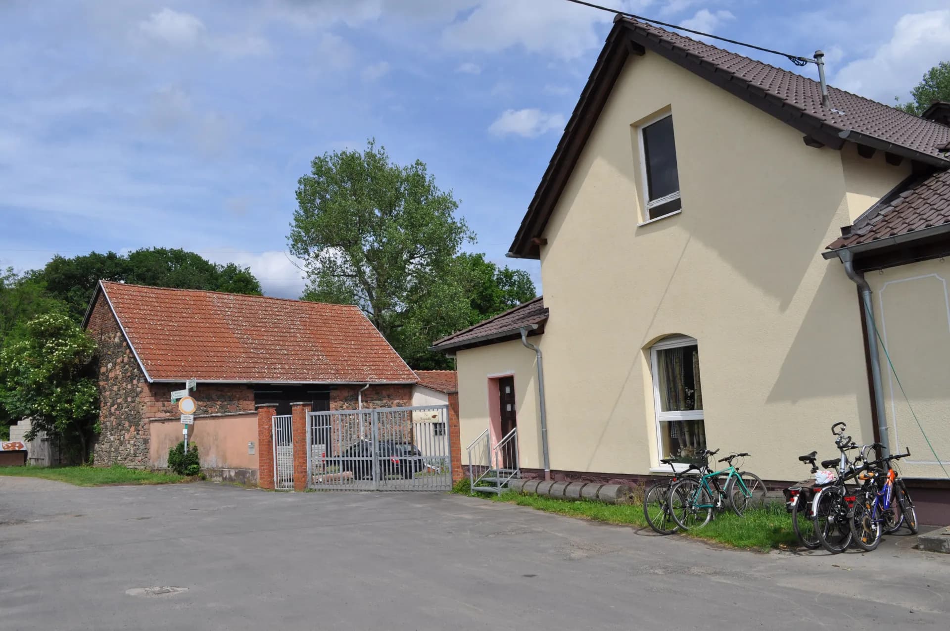 Innenhof der Käsmühle in Offenbach-Bieber