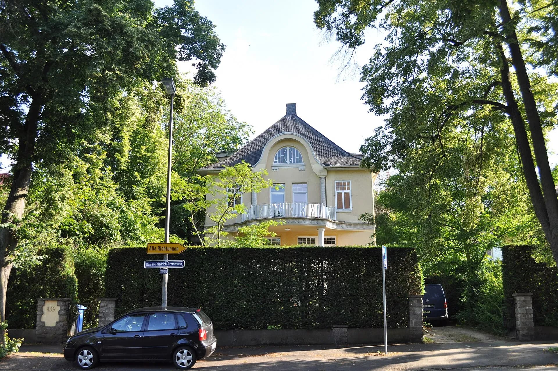 Villengrundstück an der Kaiser-Friedrich-Promenade in Bad Homburg-Gonzenheim